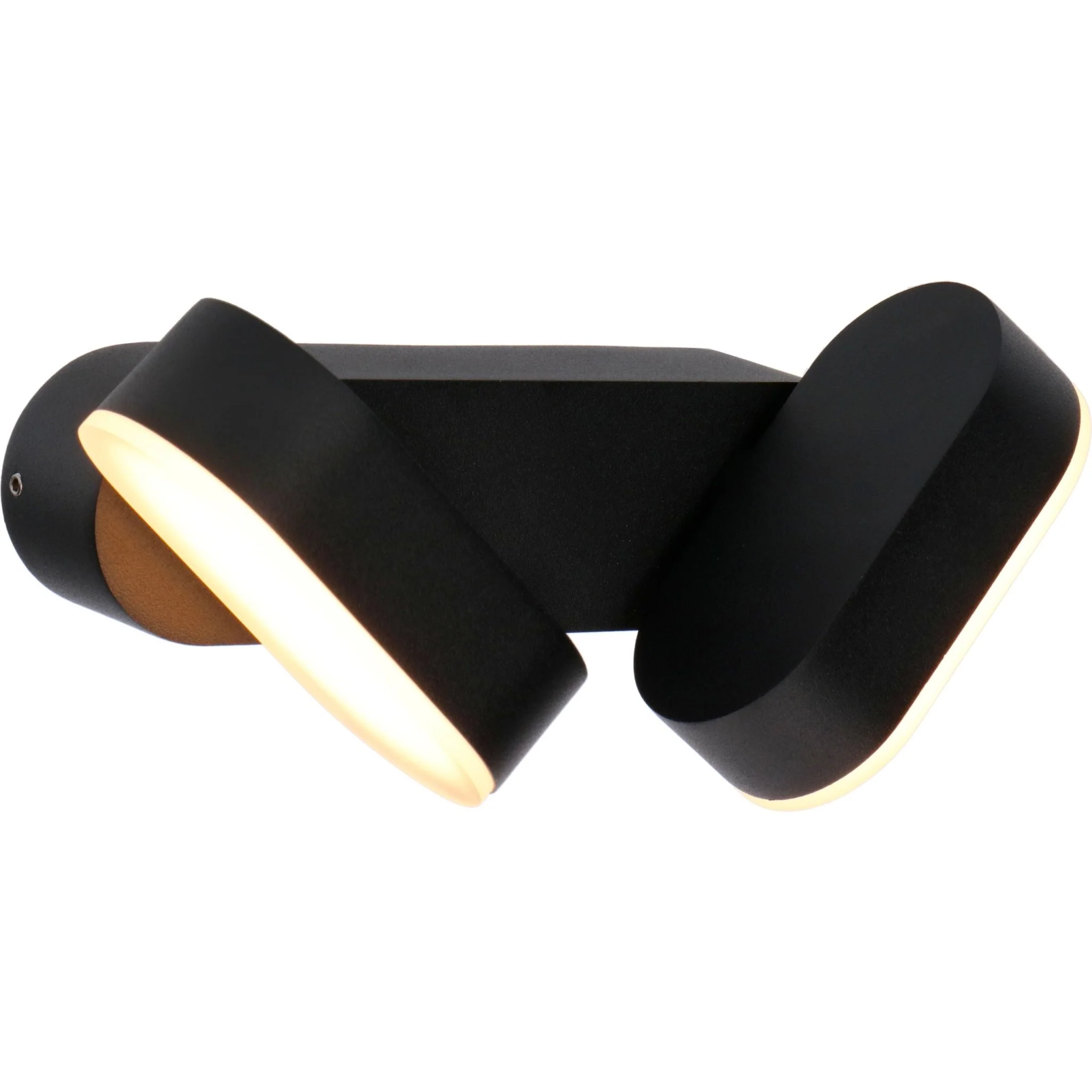 LED's Light Dubbele LED Buitenlamp - Model Rieti - Warm wit - IP44 waterbestendig - Zwart - Image 6