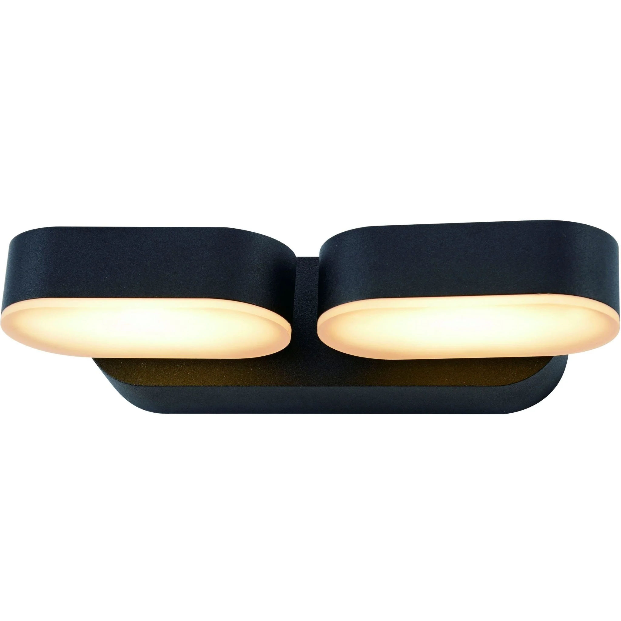 LED's Light Dubbele LED Buitenlamp - Model Rieti - Warm wit - IP44 waterbestendig - Zwart - Image 9