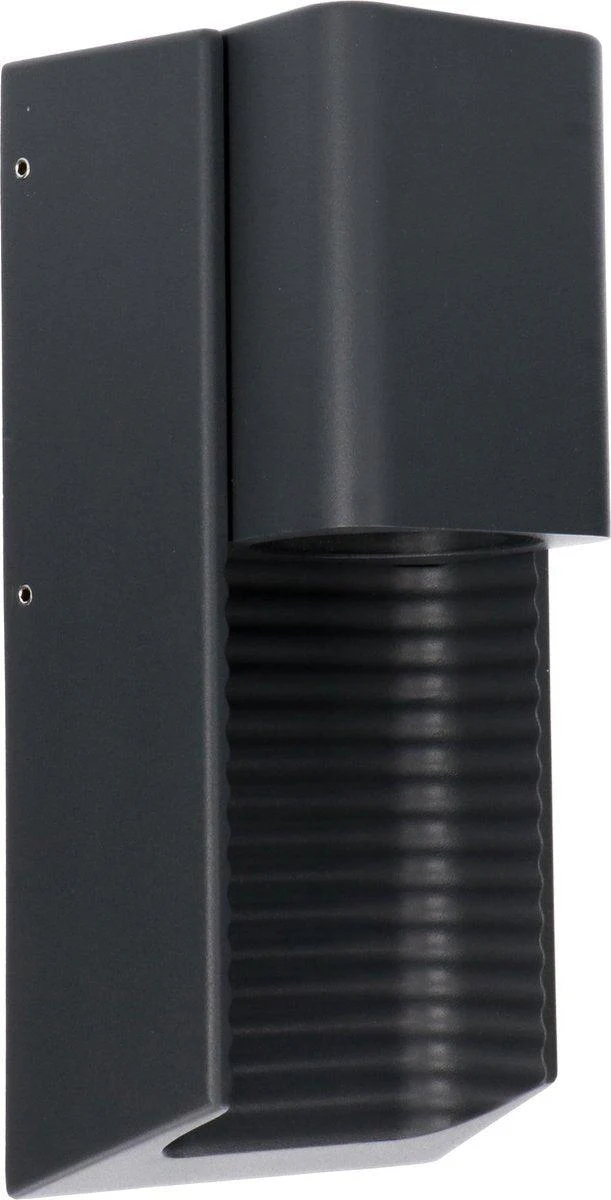 LED Muurlamp buiten met GU10 fitting - Strepen - Rimini - IP44 - Antraciet - Image 12