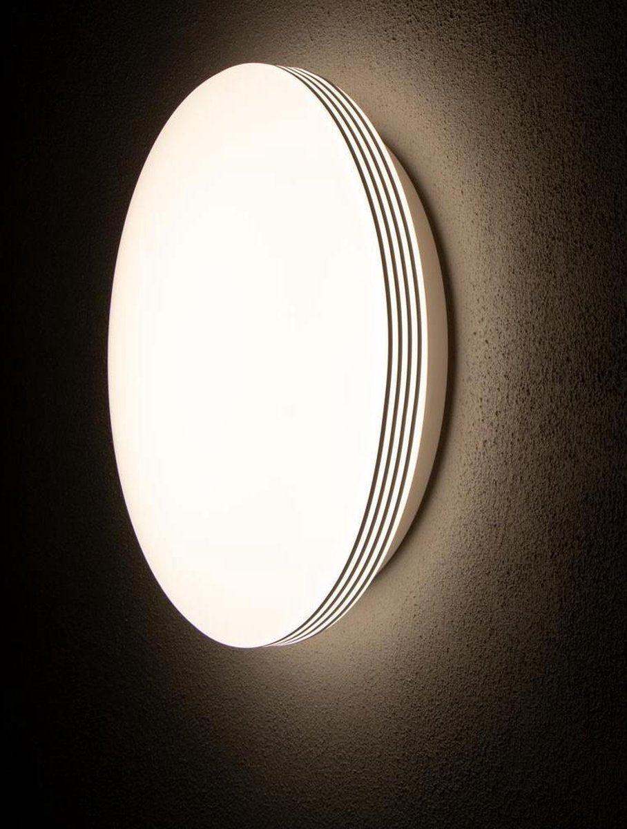 LED Plafondlamp rond 35 cm met ringen - Universeel - Spatwaterdicht - Warm wit licht - Image 3