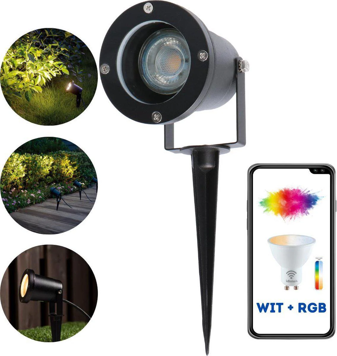 LED's Light LED Prikspot met Stekker - Kantelbaar - GU10 fitting - IP54 - Model Melfi - Zwart - Image 9