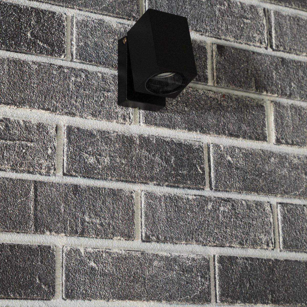 LED's Light Kantelbare LED Buitenlamp - GU10 fitting - IP44 - Zwart - Model Lucca - Image 3