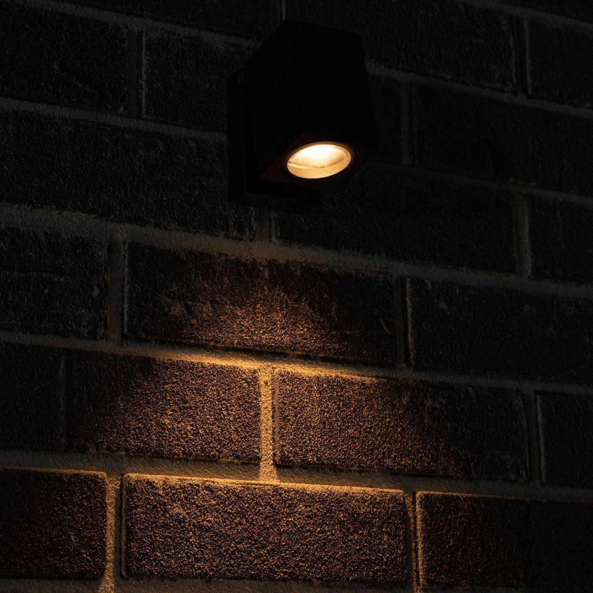 LED's Light Kantelbare LED Buitenlamp - GU10 fitting - IP44 - Zwart - Model Lucca - Image 4