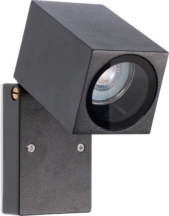LED's Light Kantelbare LED Buitenlamp - GU10 fitting - IP44 - Zwart - Model Lucca - Image 7