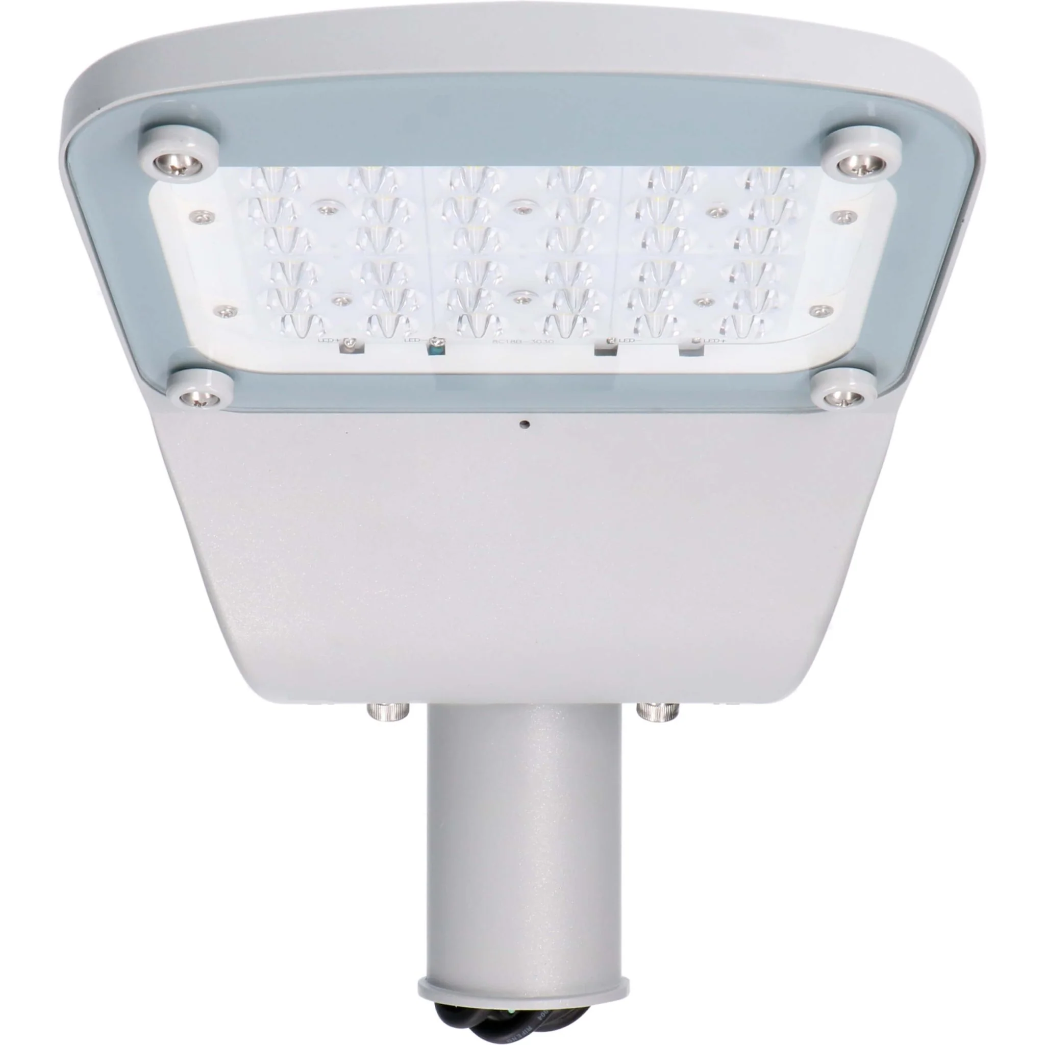 LED Straatverlichting Lantaarnpaal 60W - Waterdicht & Impactbestendig - IP66 - Grijs - Image 3