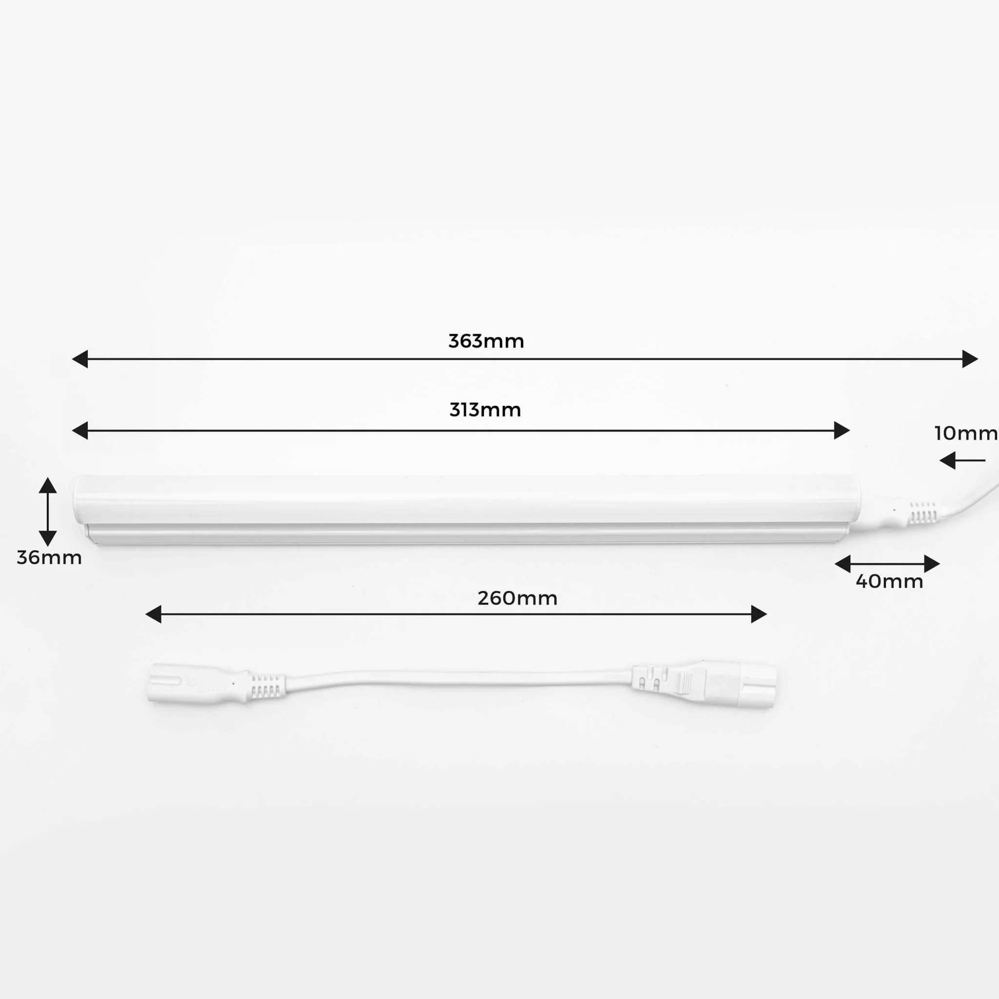 LED's Light Universele LED T5 balk 30 cm - voor kasten en keukens - Koppelbaar - 400 lm - Image 9