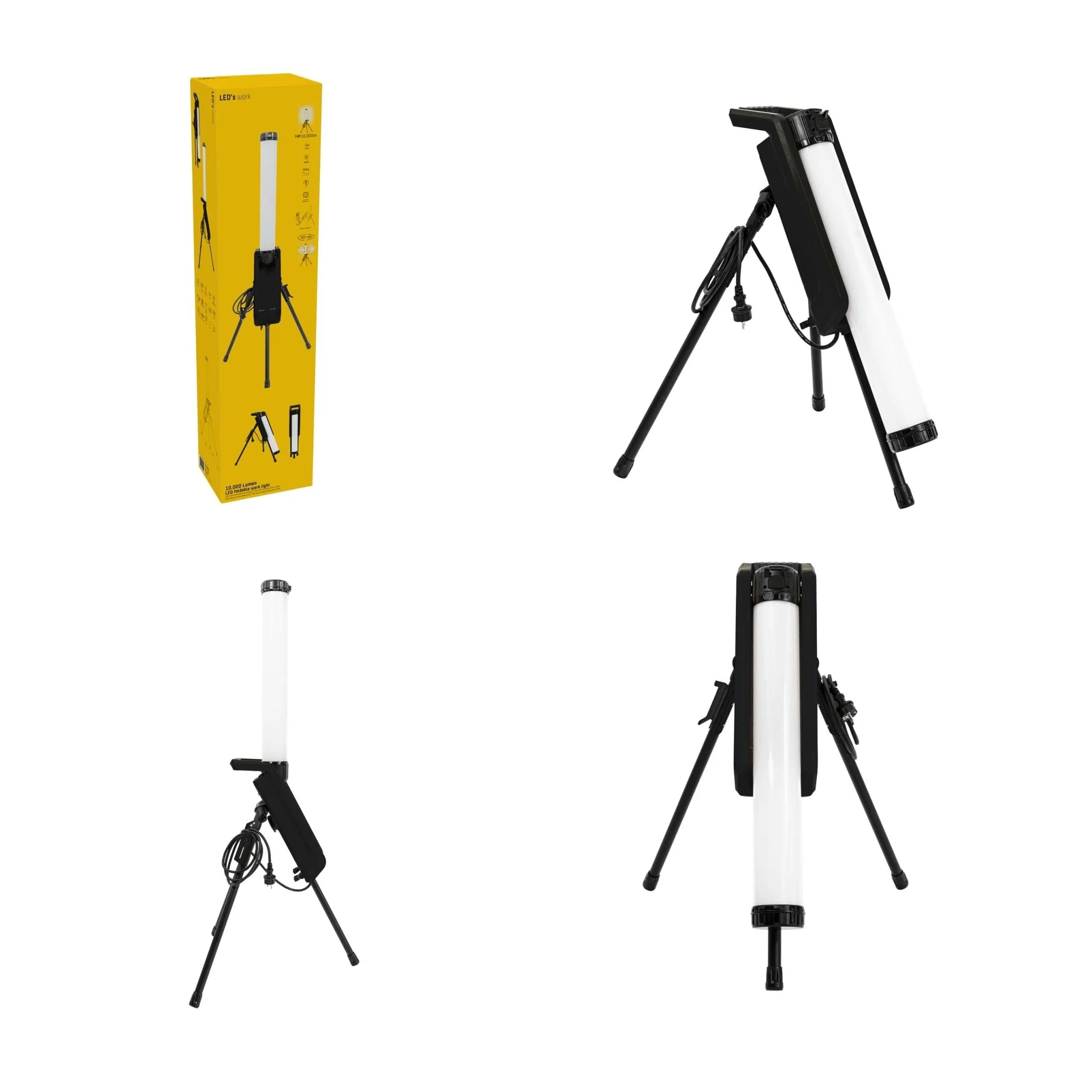 LED's Work Toren Bouwlamp 10000 - 360° gelijkmatige lichtverspreiding - IP54 waterdicht - 70W - Image 6