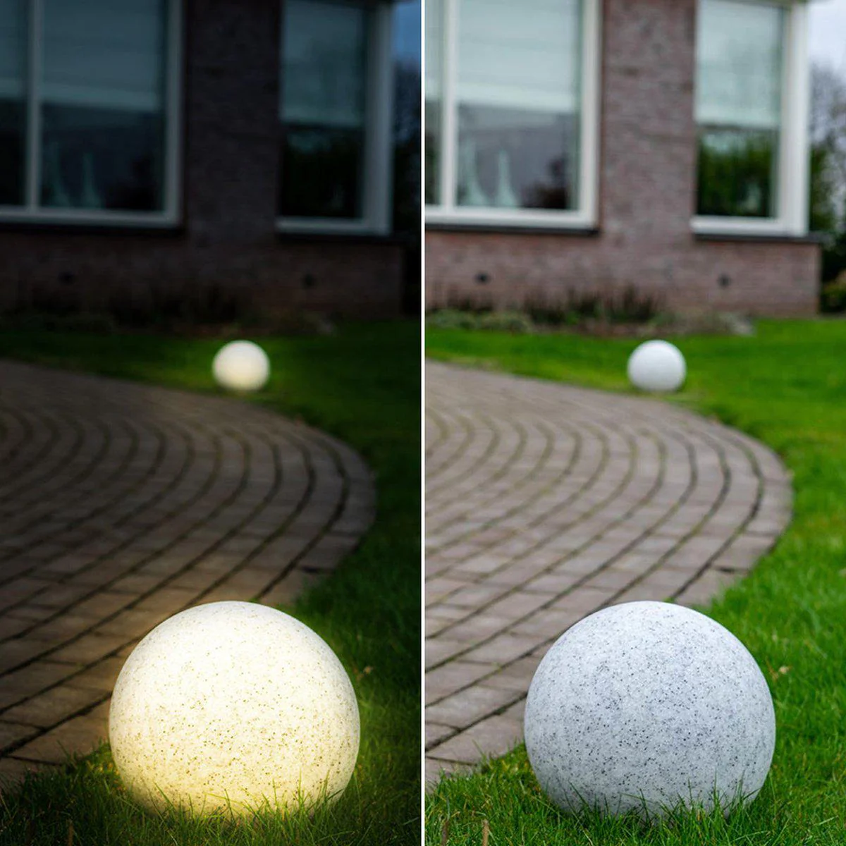 LED Padverlichting Steen 20 cm met sensor - Automatisch aan en uit - IP65 Waterdicht - Image 7