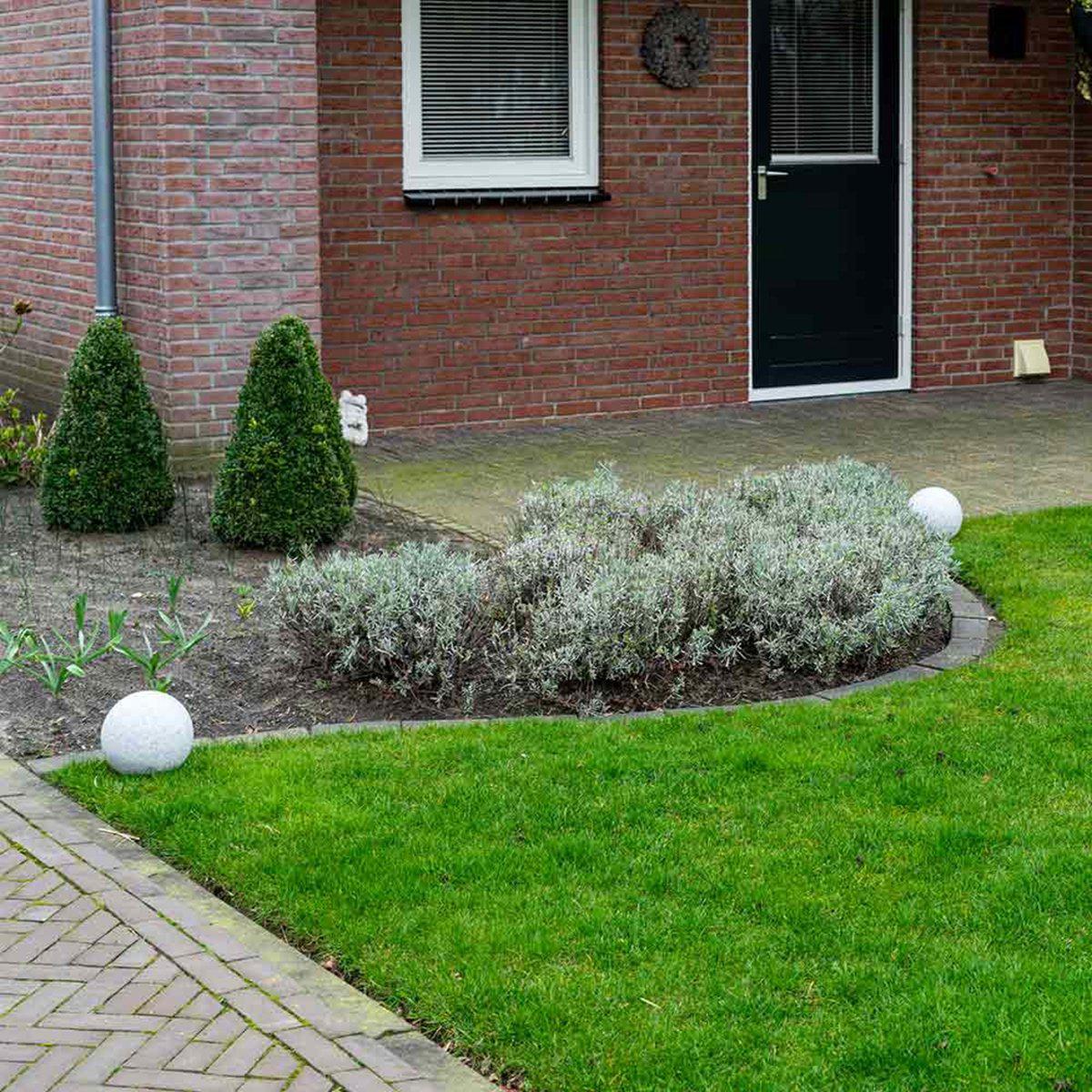 LED Padverlichting Steen 20 cm met sensor - Automatisch aan en uit - IP65 Waterdicht - Image 8