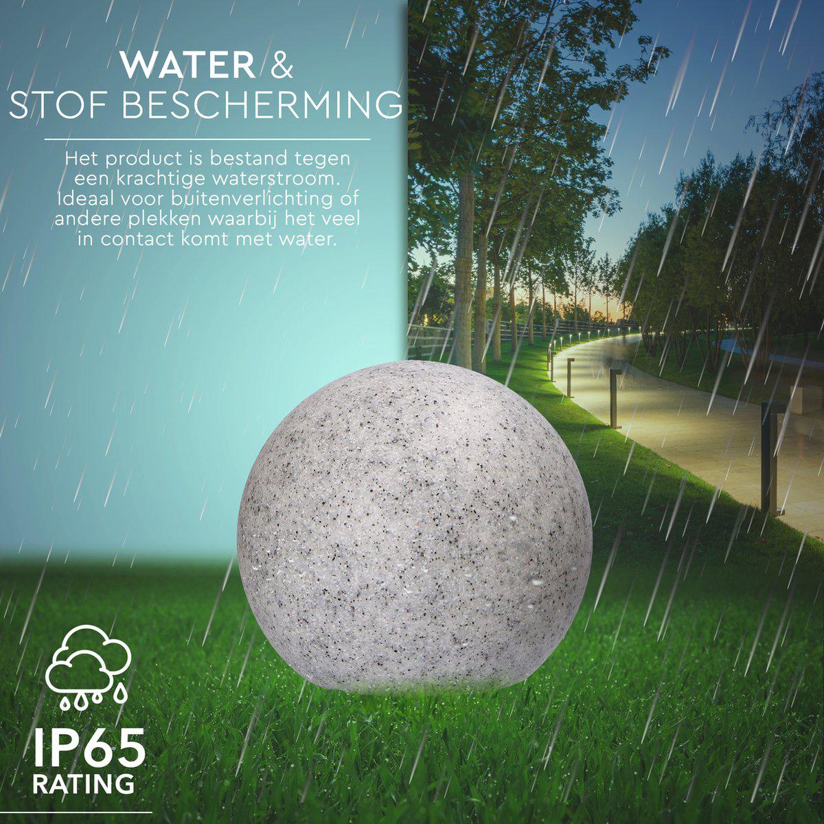 LED Padverlichting Steen 20 cm met sensor - Automatisch aan en uit - IP65 Waterdicht - Image 9