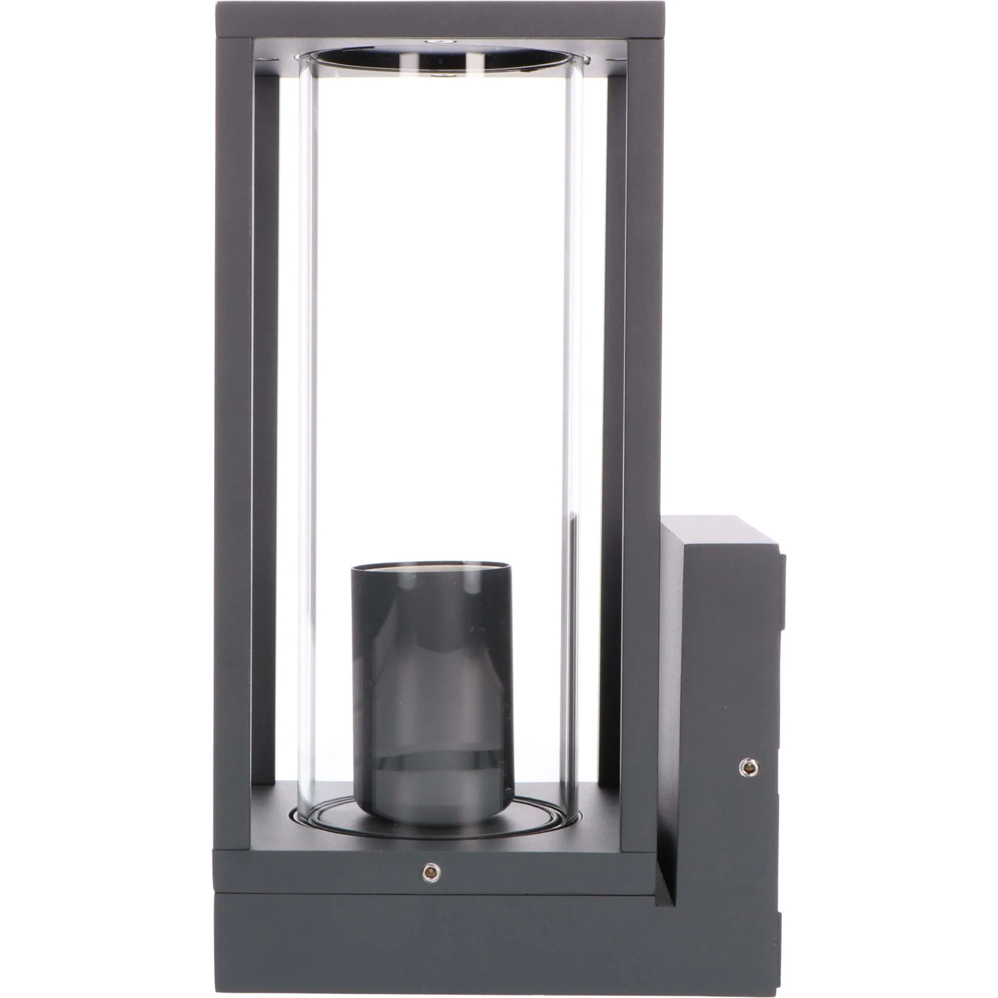 LED's Light LED Wandlamp met glazen ruiten - Rechthoek - E27 fitting - IP44 - Antraciet - Image 10