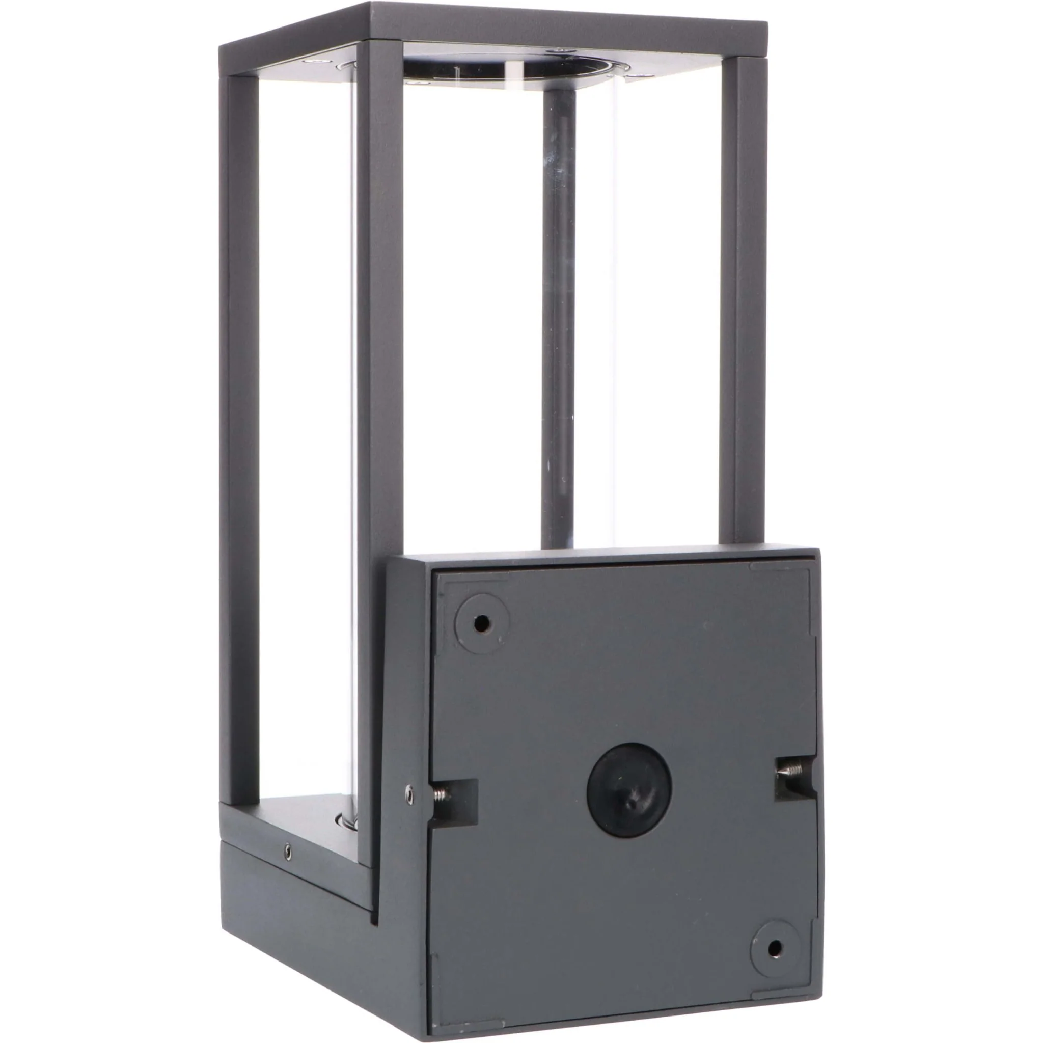 LED's Light LED Wandlamp met glazen ruiten - Rechthoek - E27 fitting - IP44 - Antraciet - Image 11
