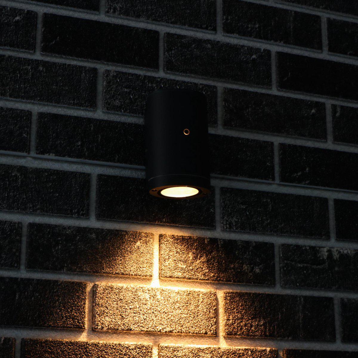 LED's Light LED Buitenlamp met sensor - IP44 waterdicht - GU10 fitting - Model Bari - Antraciet - Image 4