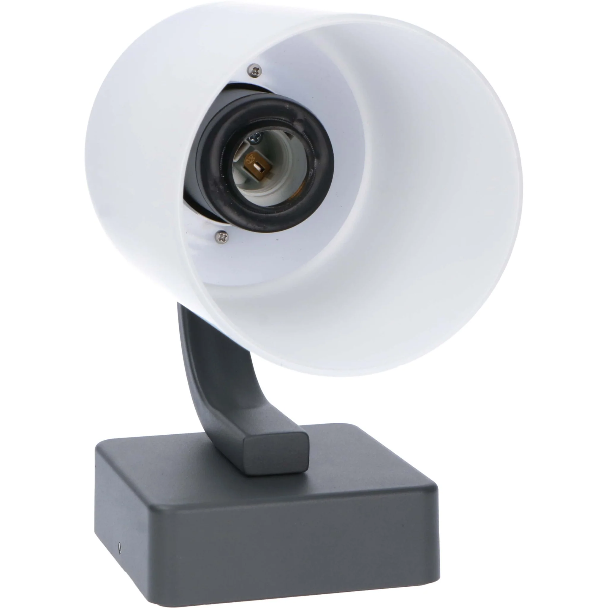 LED's Light LED Wandlamp Milky met E27 fitting - IP44 - Model Noto - Antraciet - Image 10