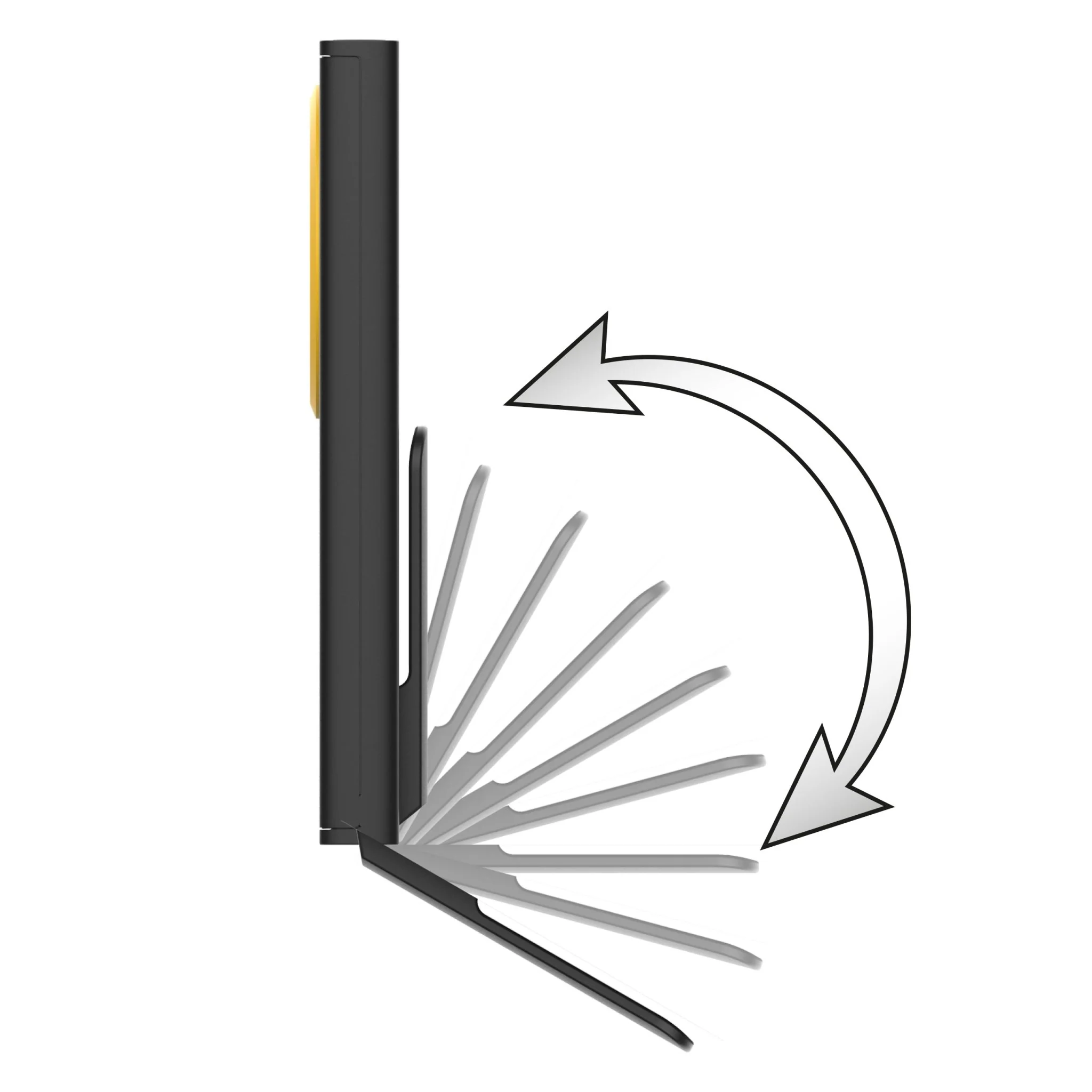 LED's Work Werklamp op Accu 350 - Met magneet, haak of voet - Draadloos & Oplaadbaar - 2 lichtpunten - Image 5