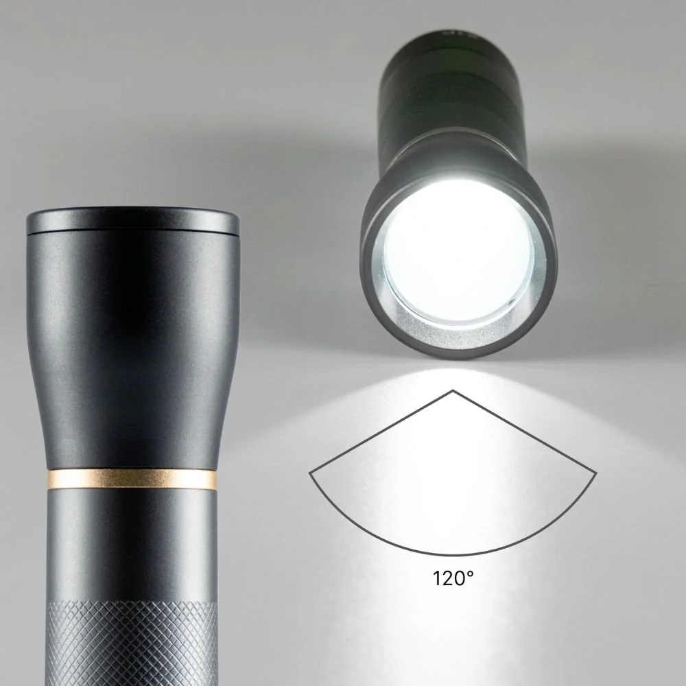 LED's Work Zaklamp op Batterijen (3x AAA) - 450 lumen - IPX4 Spatwaterdicht - Dimbaar in 3 standen - Image 4