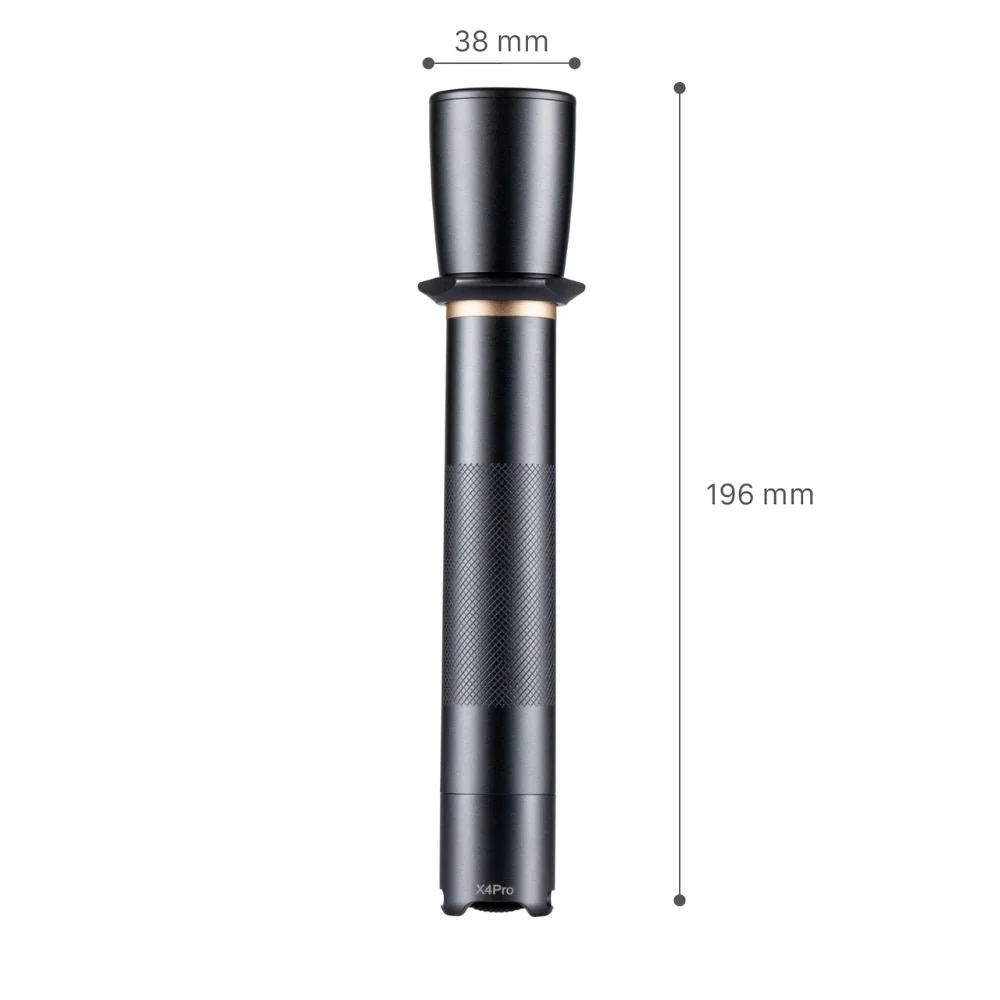 LED's Work Zaklamp op Batterijen (6x AAA) - 900 lumen - IPX4 Spatwaterdicht - Dimbaar in 3 standen - Image 8