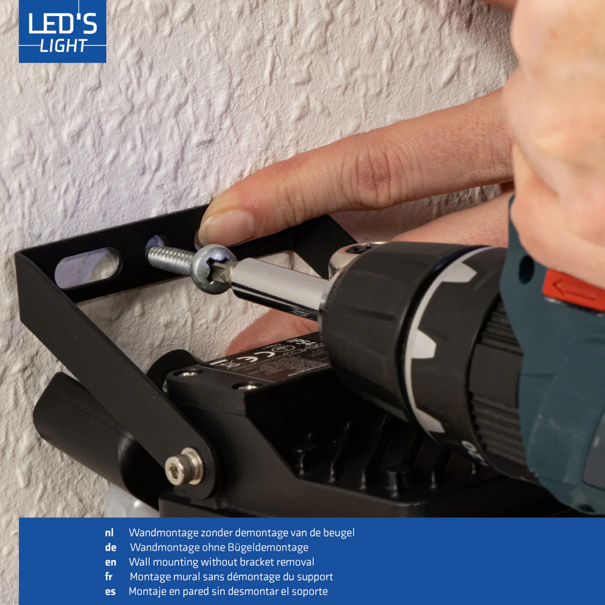 LED's Light Buitenlamp met bewegingssensor 1400 - binnen en buiten - 10W - Image 5