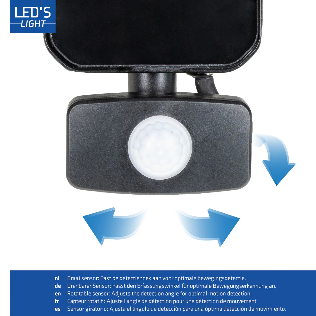 LED's Light Buitenlamp met bewegingssensor 1400 - binnen en buiten - 10W - Image 8