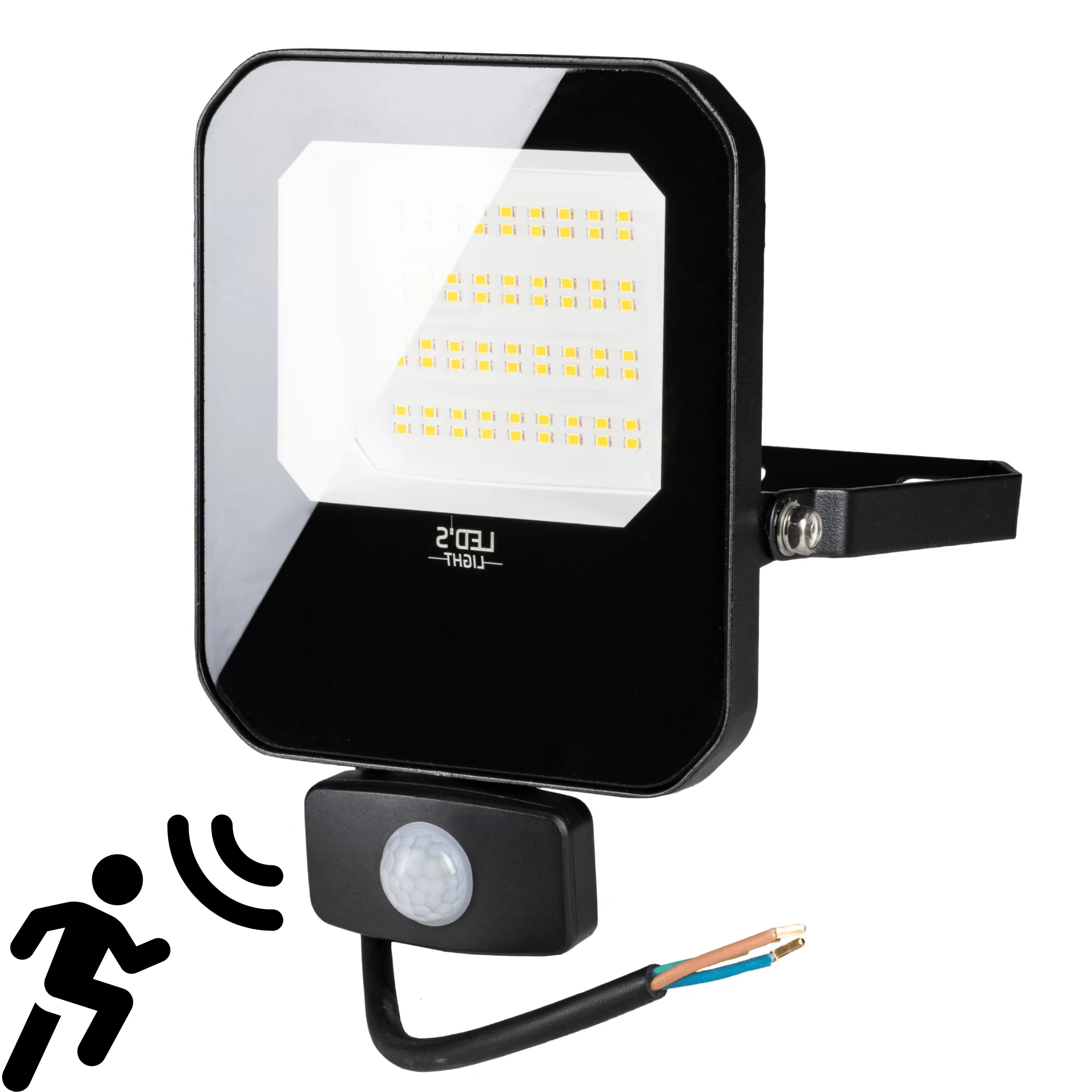 LED's Light Buitenlamp schijnwerper floodlight met bewegingssensor 4200lm - binnen en buiten - 30W
