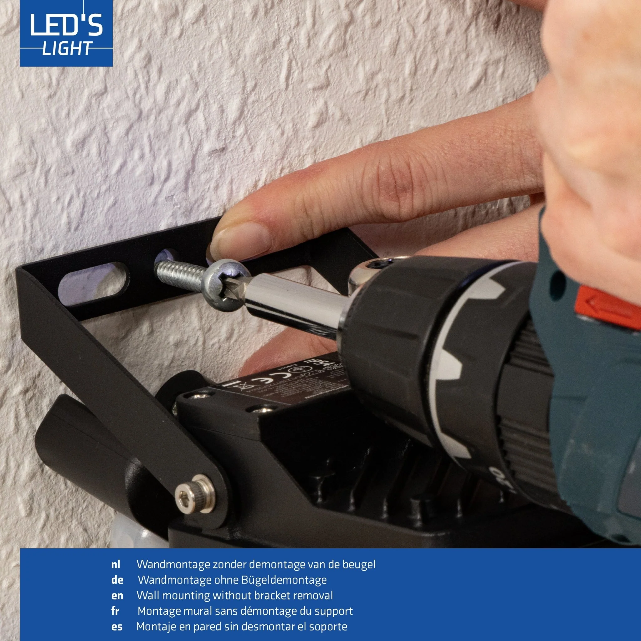 LED's Light Buitenlamp schijnwerper floodlight met bewegingssensor 4200lm - binnen en buiten - 30W - Image 7