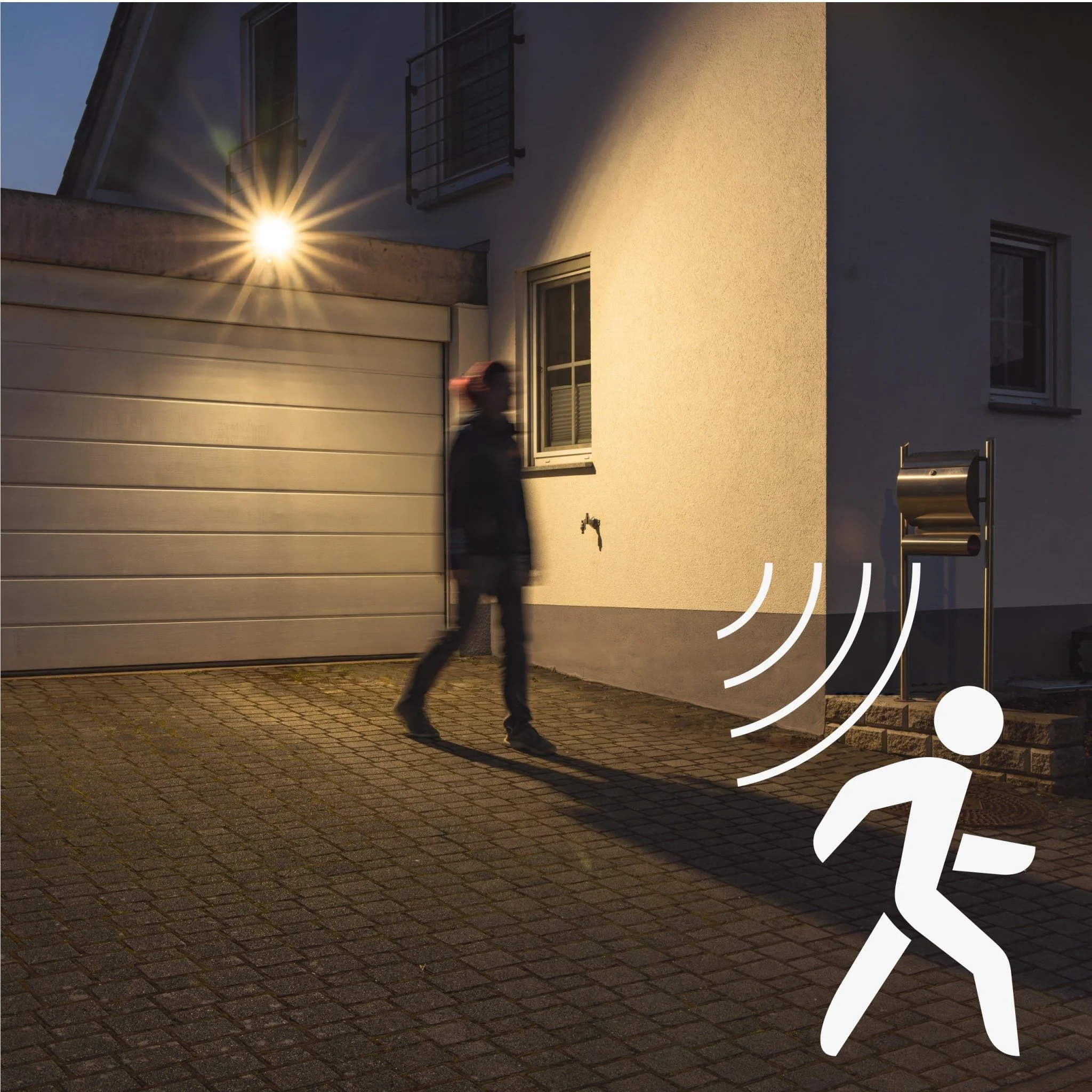 LED's Light Buitenlamp schijnwerper floodlight met bewegingssensor 7000lm - binnen en buiten - 50W - Image 2