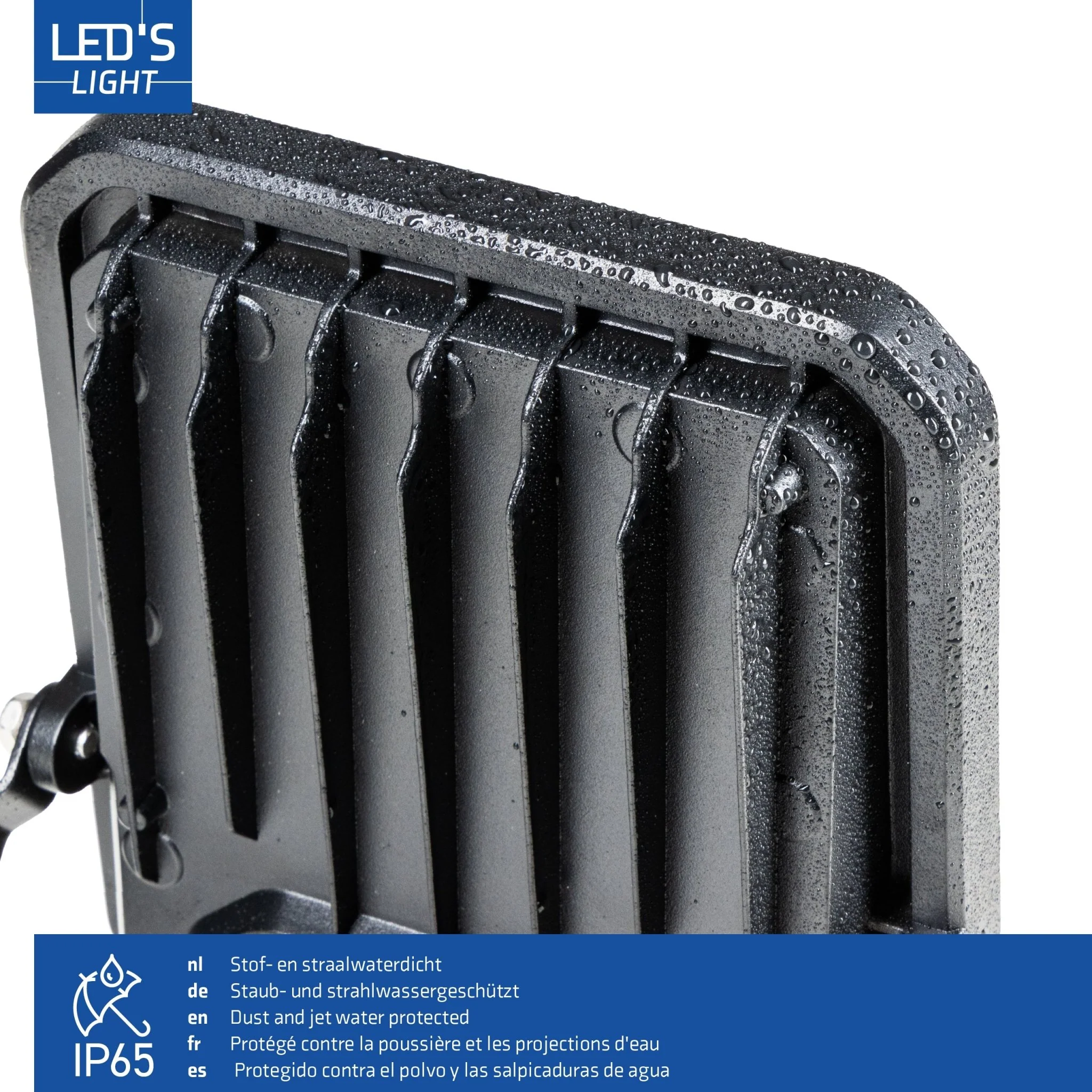 LED's Light Buitenlamp schijnwerper floodlight met bewegingssensor 7000lm - binnen en buiten - 50W - Image 8