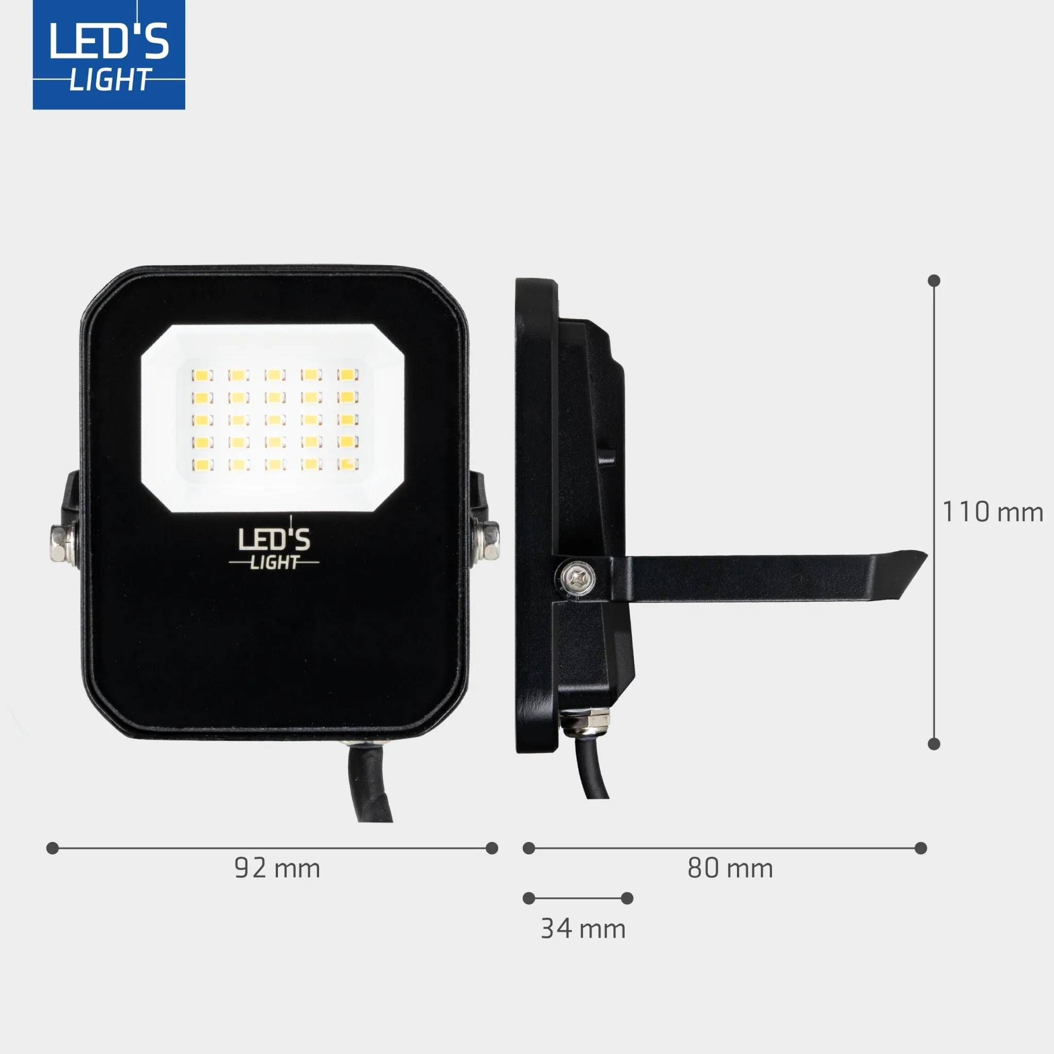 LED's Light Buitenlamp schijnwerper 1400 - voor binnen en buiten - 10W - Image 7