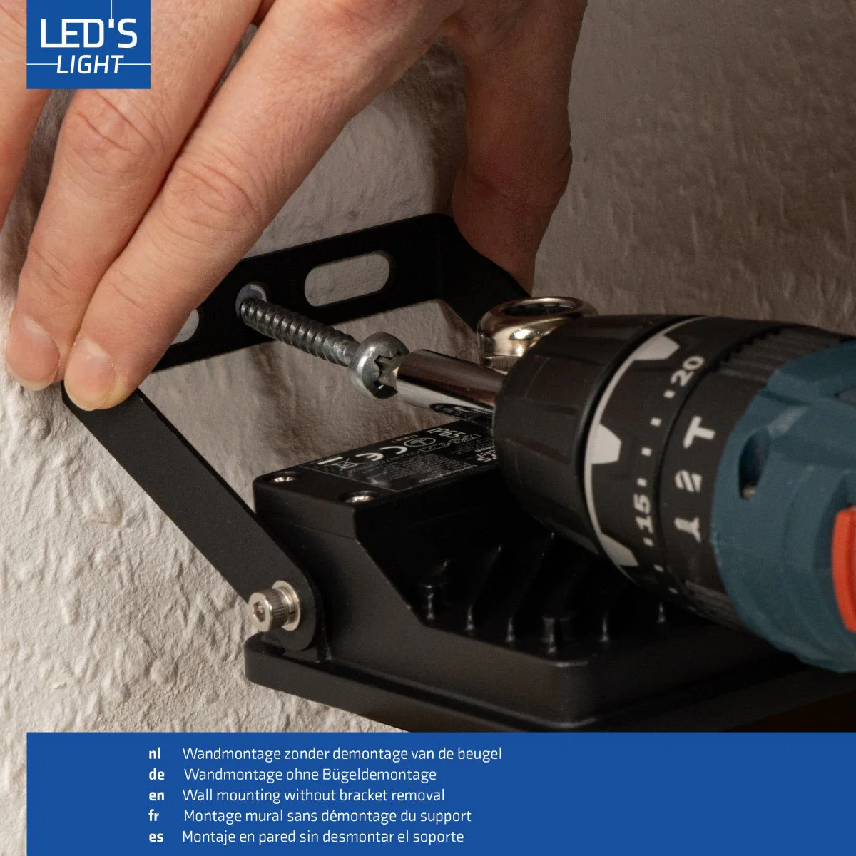 LED's Light Buitenlamp schijnwerper 2800 - voor binnen en buiten - 20W - Image 6