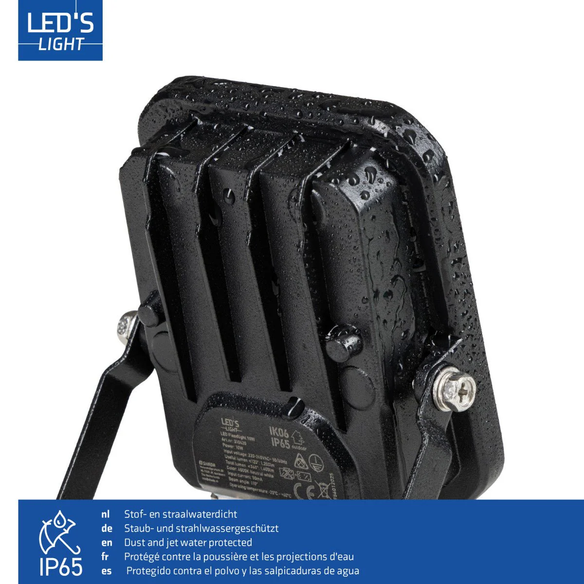 LED's Light Buitenlamp schijnwerper 2800 - voor binnen en buiten - 20W - Image 7