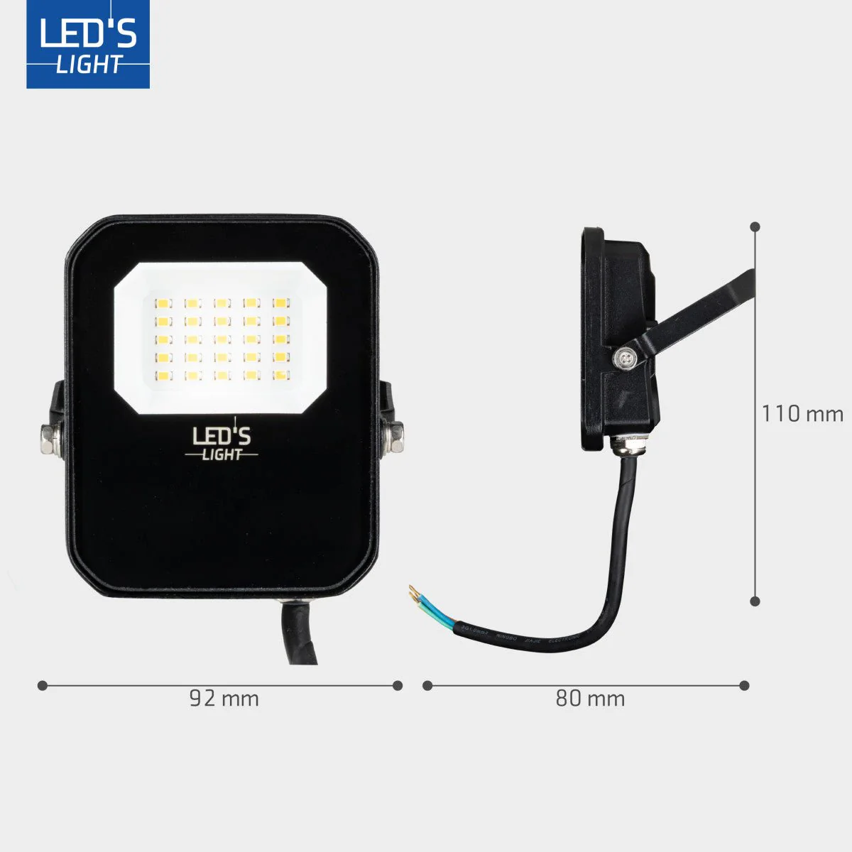 LED's Light Buitenlamp schijnwerper 2800 - voor binnen en buiten - 20W - Image 8