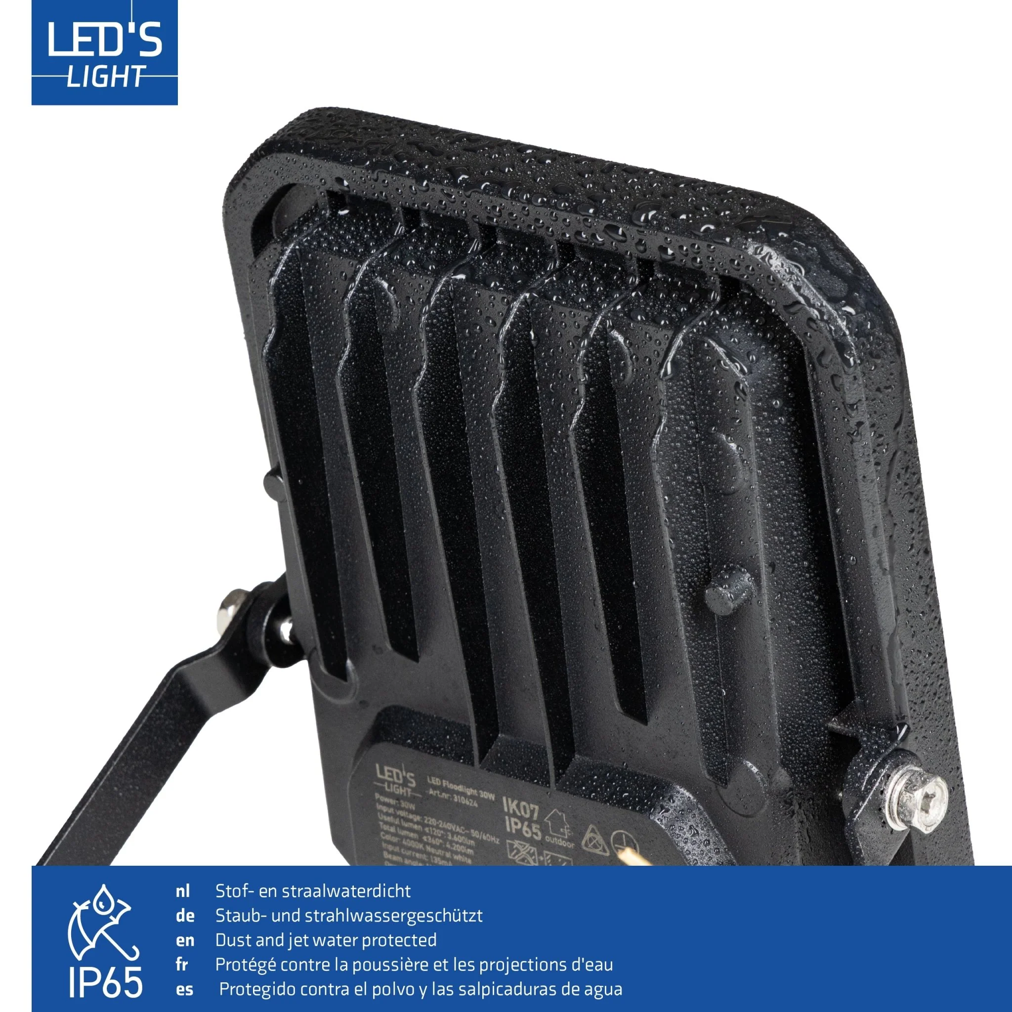 LED's Light Buitenlamp schijnwerper 4200 - voor binnen en buiten - 30W - Image 6
