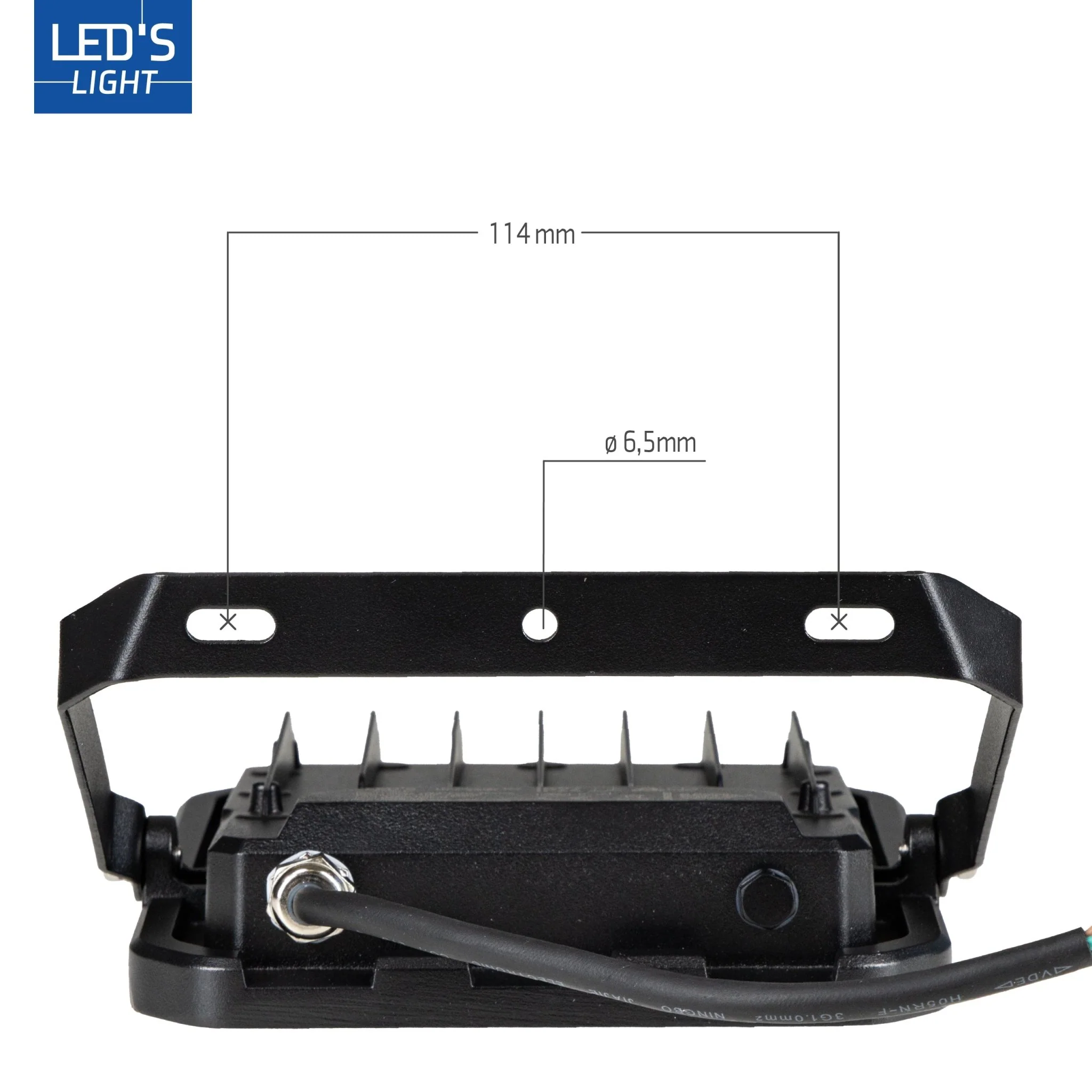 LED's Light Buitenlamp schijnwerper floodlight 7000lm - voor binnen en buiten - 50W - Image 4
