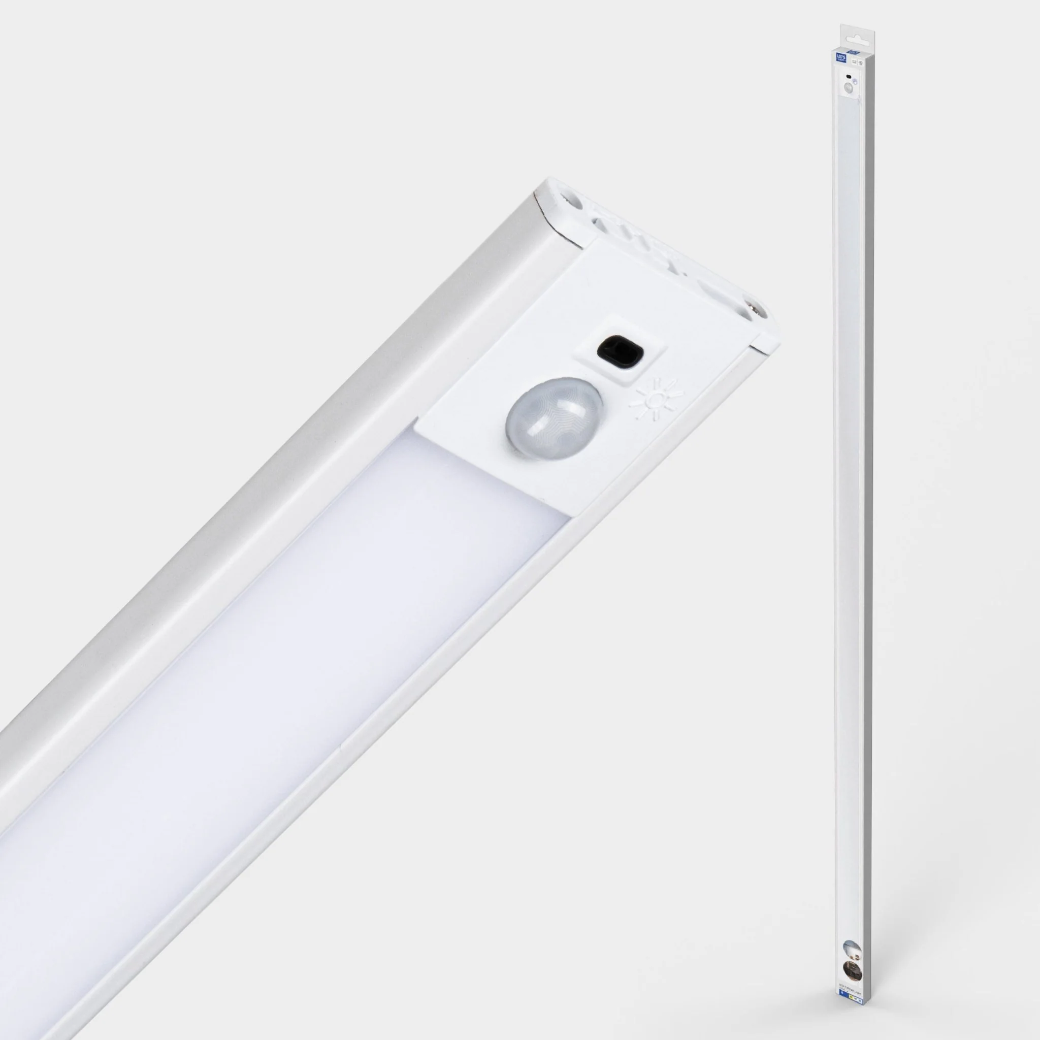 LED's Light Kastverlichting met sensor 80 cm - Oplaadbaar en draadloos - zwaai- en bewegingssensor - wit - Image 2