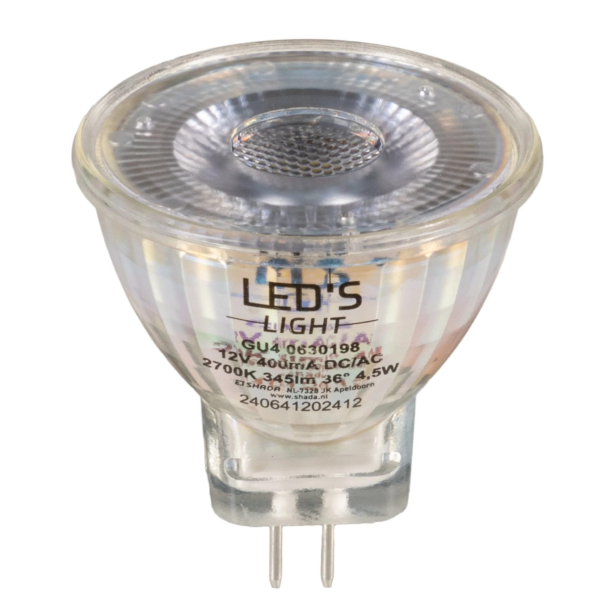 LED's Light LED Lamp met GU4 fitting - 12V - MR11 - Warm wit licht - 4W vervangt 35W - Image 3