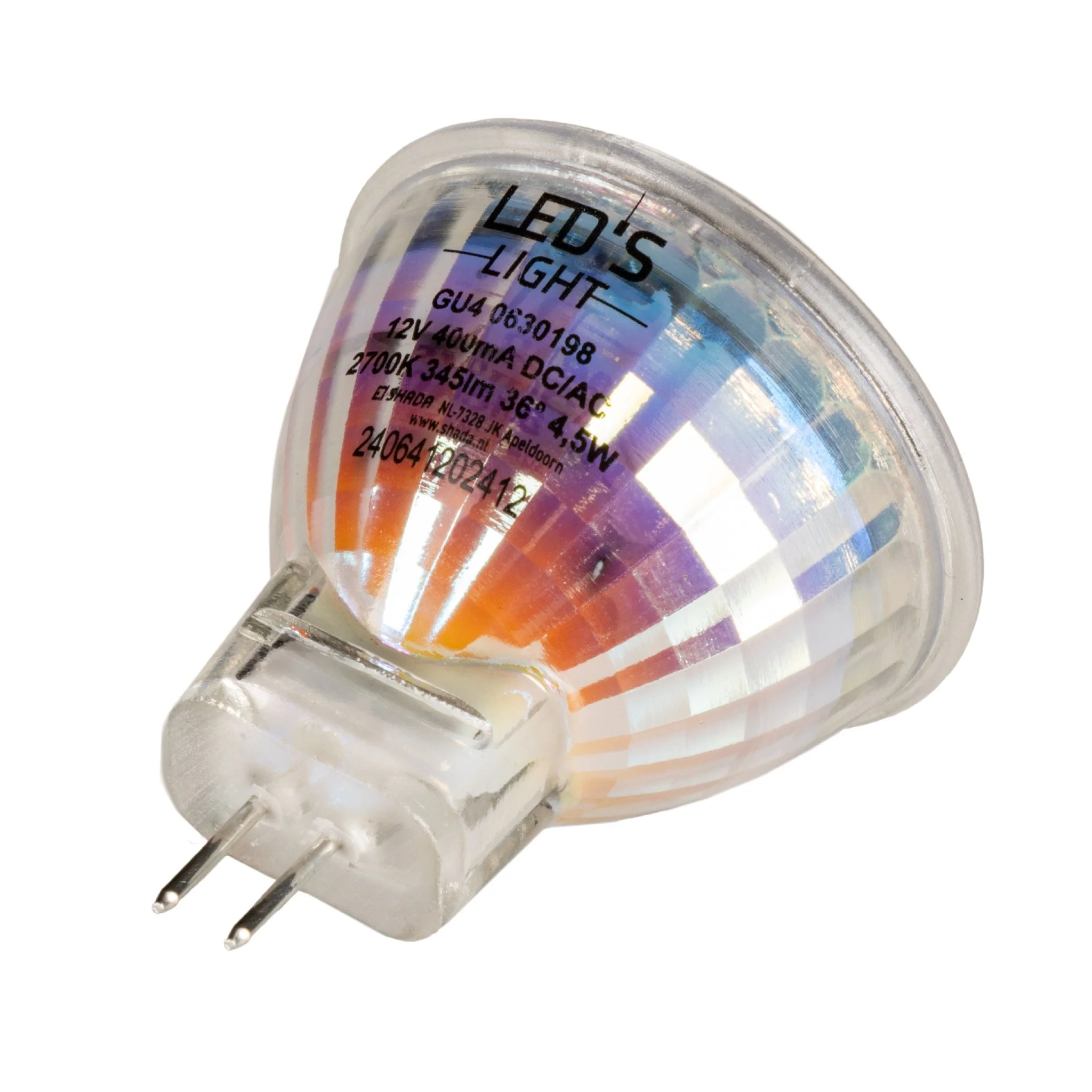LED's Light LED Lamp met GU4 fitting - 12V - MR11 - Warm wit licht - 4W vervangt 35W - Image 5