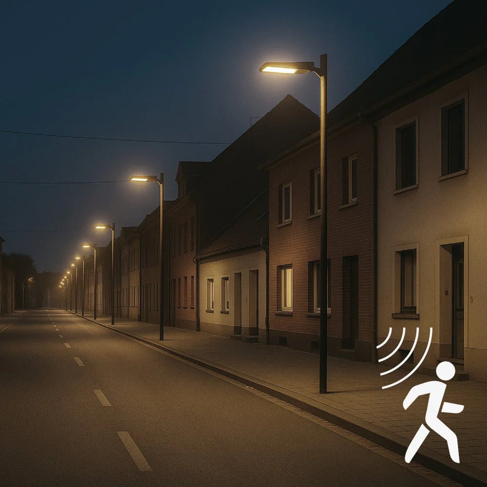 LED's Light LED Solar buitenstraatverlichting straatverlichting Lantaarnpaal 3000 lm 4000 K – Zwart - Image 3
