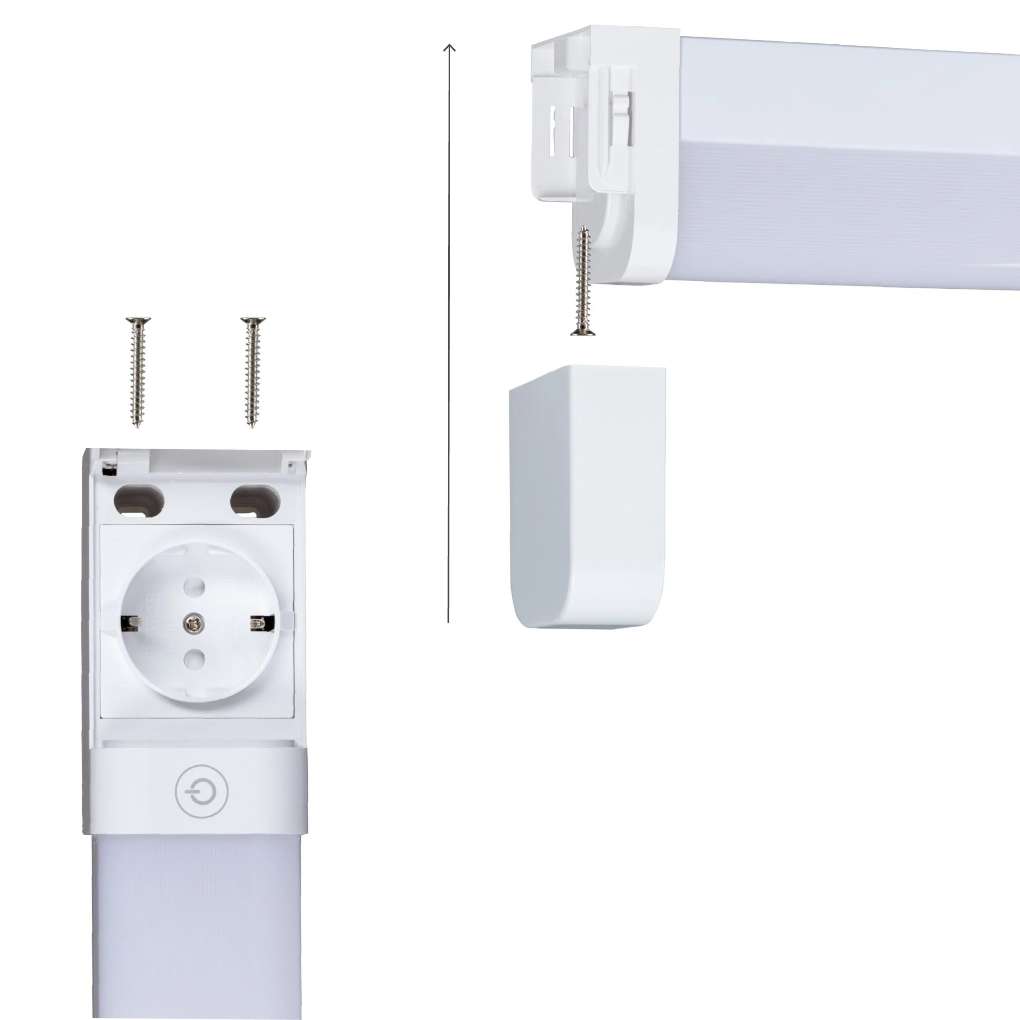 LED's Light Licht balk 60 cm met extra stopcontact - Dimbaar - Geschikt voor badkamer - 1700 lm - Image 6