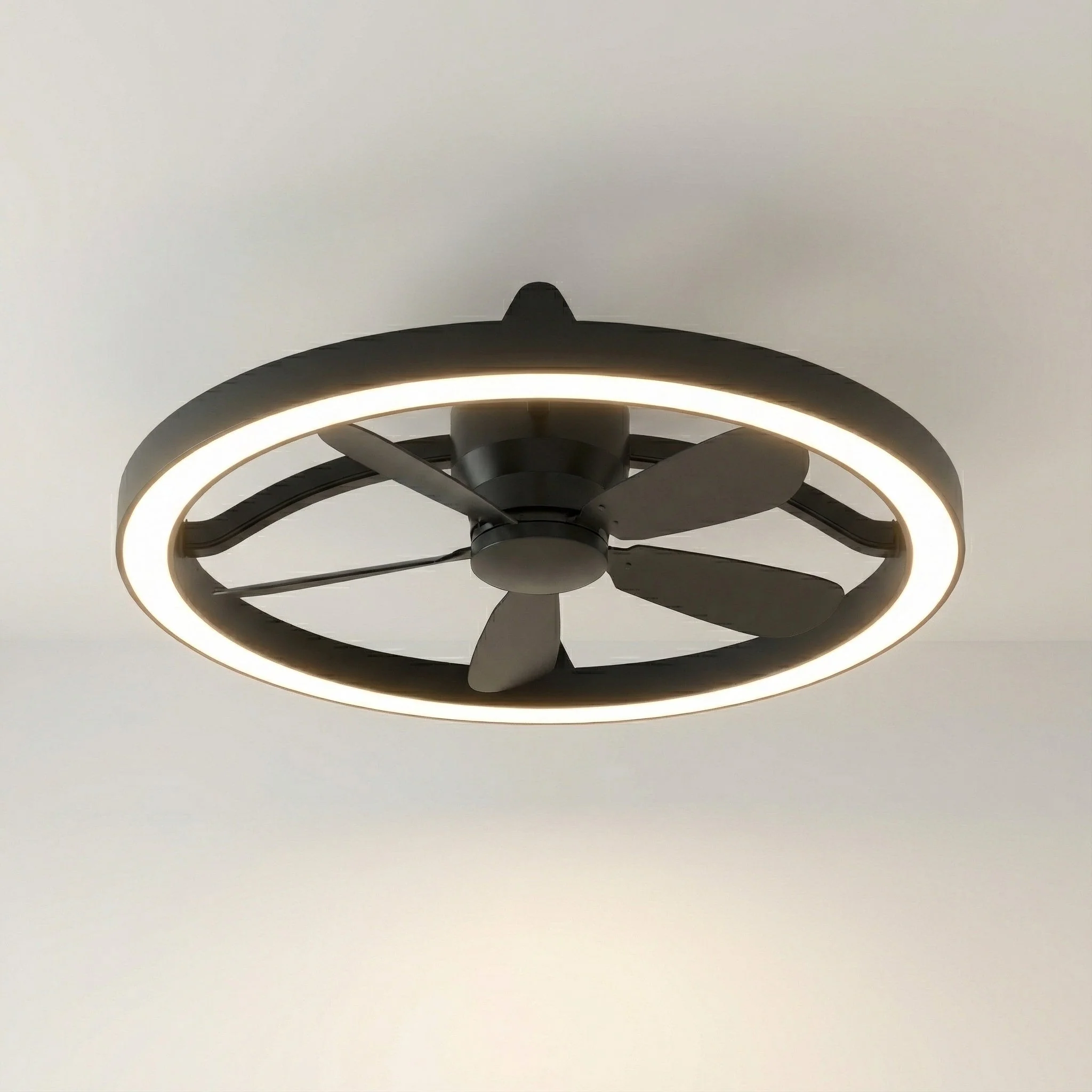 LED's Light Plafond ventilator met lamp Zwart 61,3cm - 27W - 2500lm - Verstelbare kleurtemperatuur - Dimbaar - Incl afstandbediening - Image 23