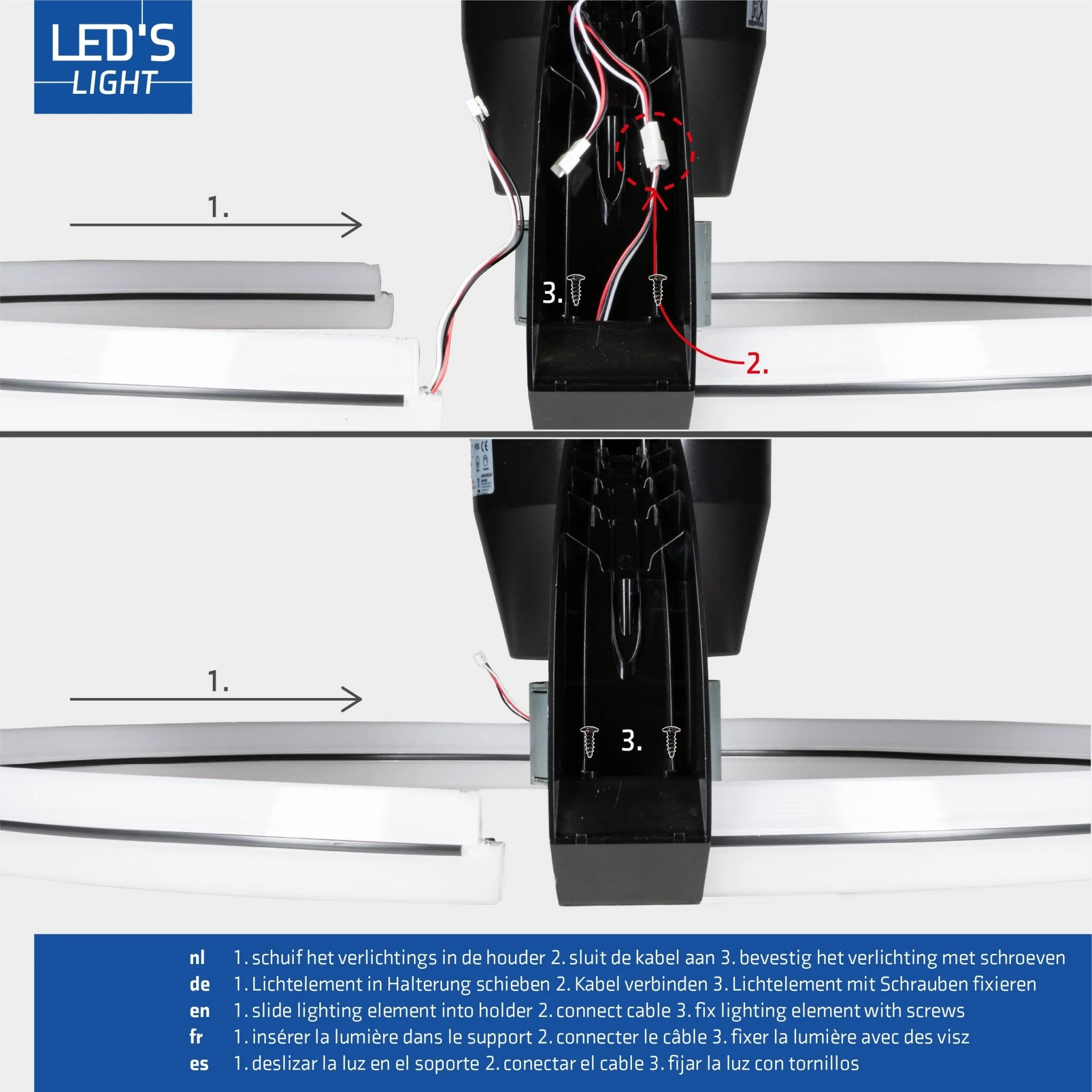 LED's Light Plafondventilator XL 74 cm - Bedienbaar met afstandsbediening - Zwart - Image 15