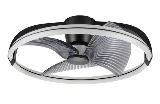 LED's Light Plafondventilator XL 74 cm - Bedienbaar met afstandsbediening - Zwart - Image 20