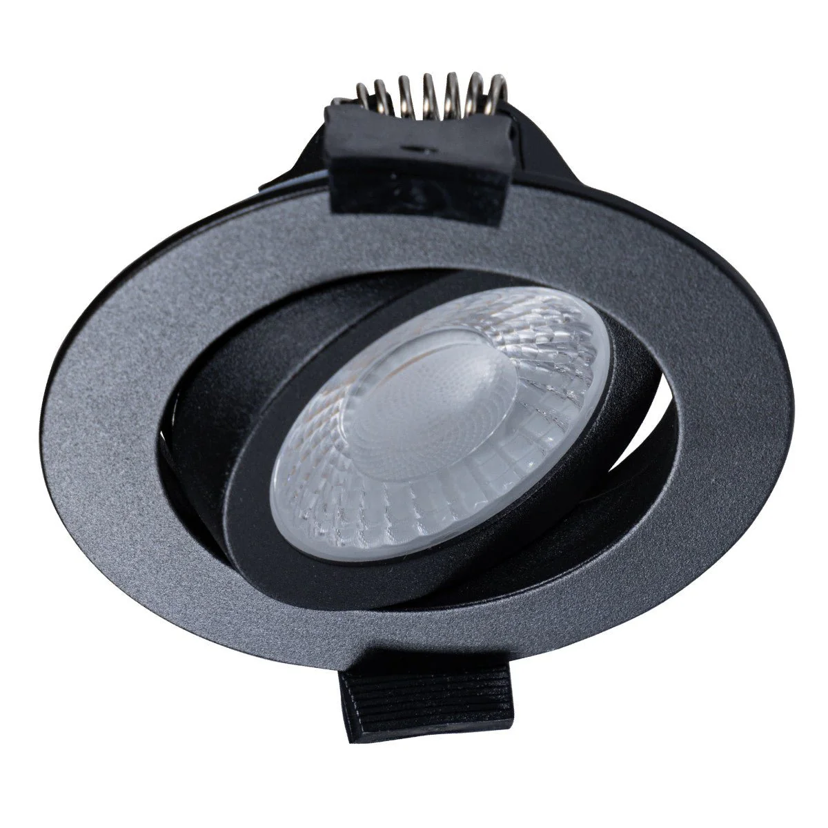 LED's Light PRO - 3 PACK - downlight inbouwspot Ø 68mm - Kantelbaar - Spatwaterdicht - Dim to Warm - Zwart - Image 2