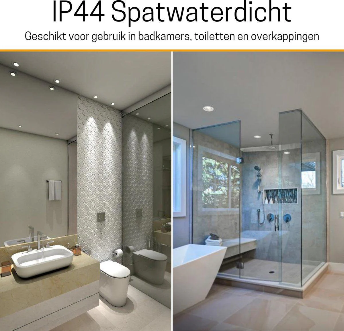 LED's Light Pro LED Inbouwspot Nikkel - DimToWarm - Ø 68mm - Kantelbaar - Warm wit licht - CRI95 - Image 7