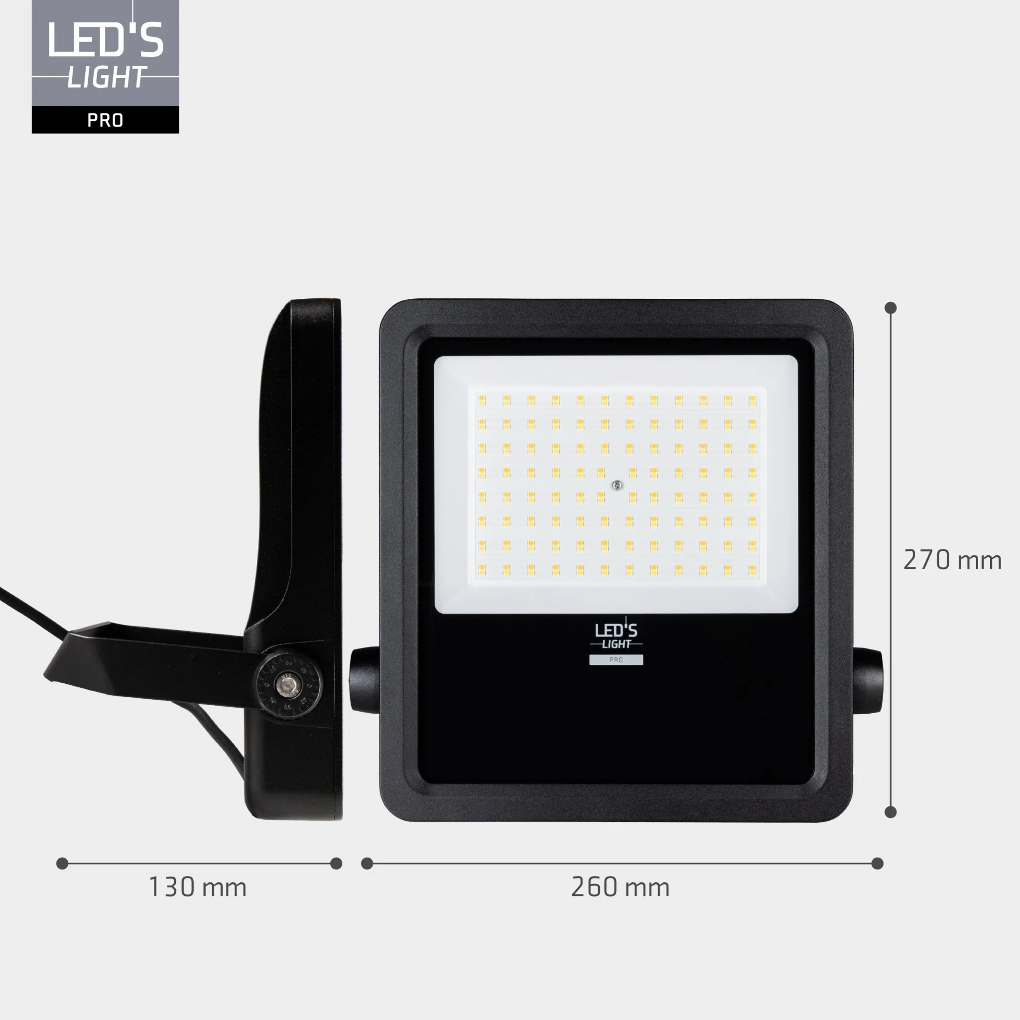 LED's Light Pro Premium Floodlight 12750lm - CCT schakelbaar - Powerselect - 6 lichtstanden - Water en roestbestendig - 100W - Image 3