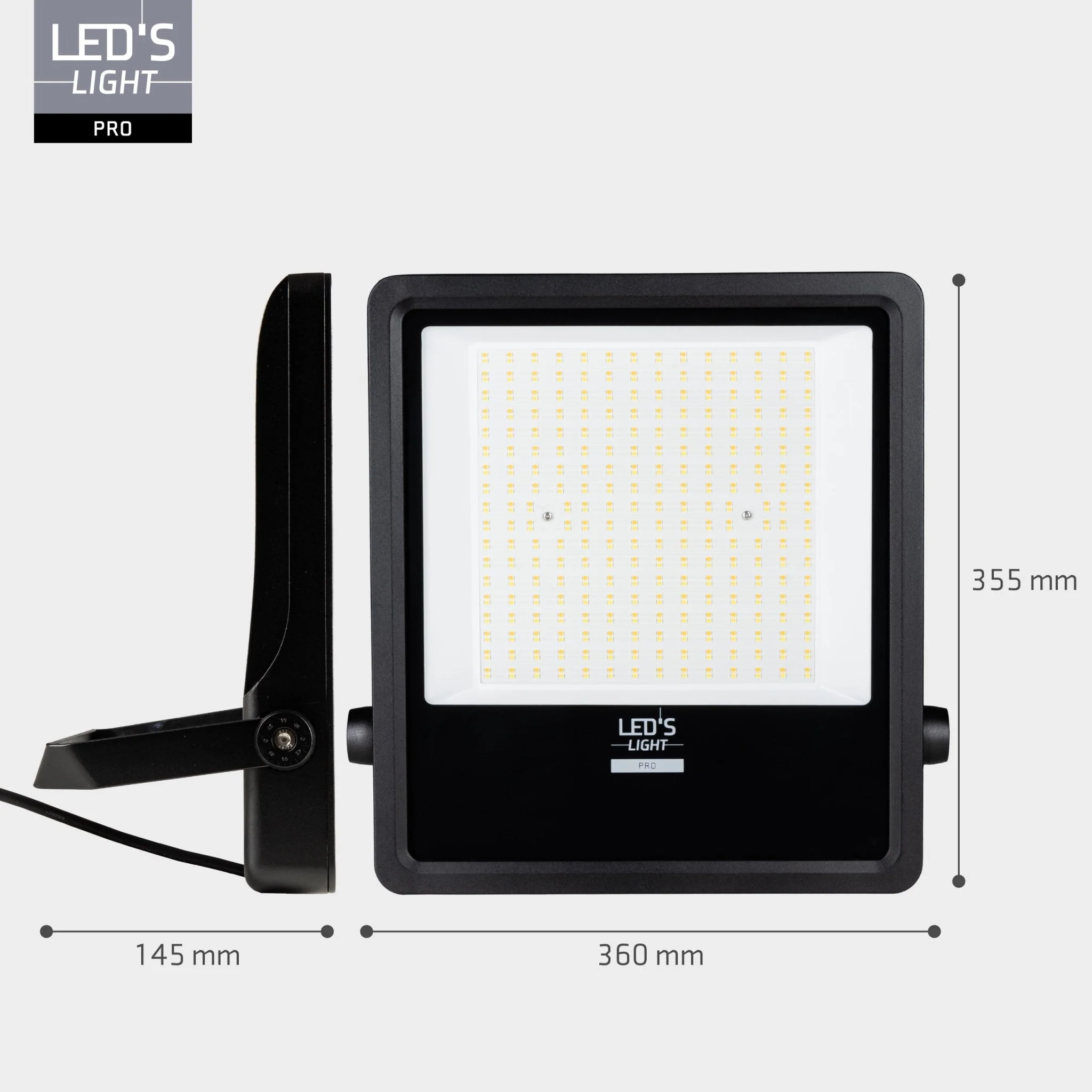 LED's Light Pro Premium Schijnwerper 25500lm - CCT - Powerselect - 6 lichtstanden - Water en roestbestendig - 200W - Image 3