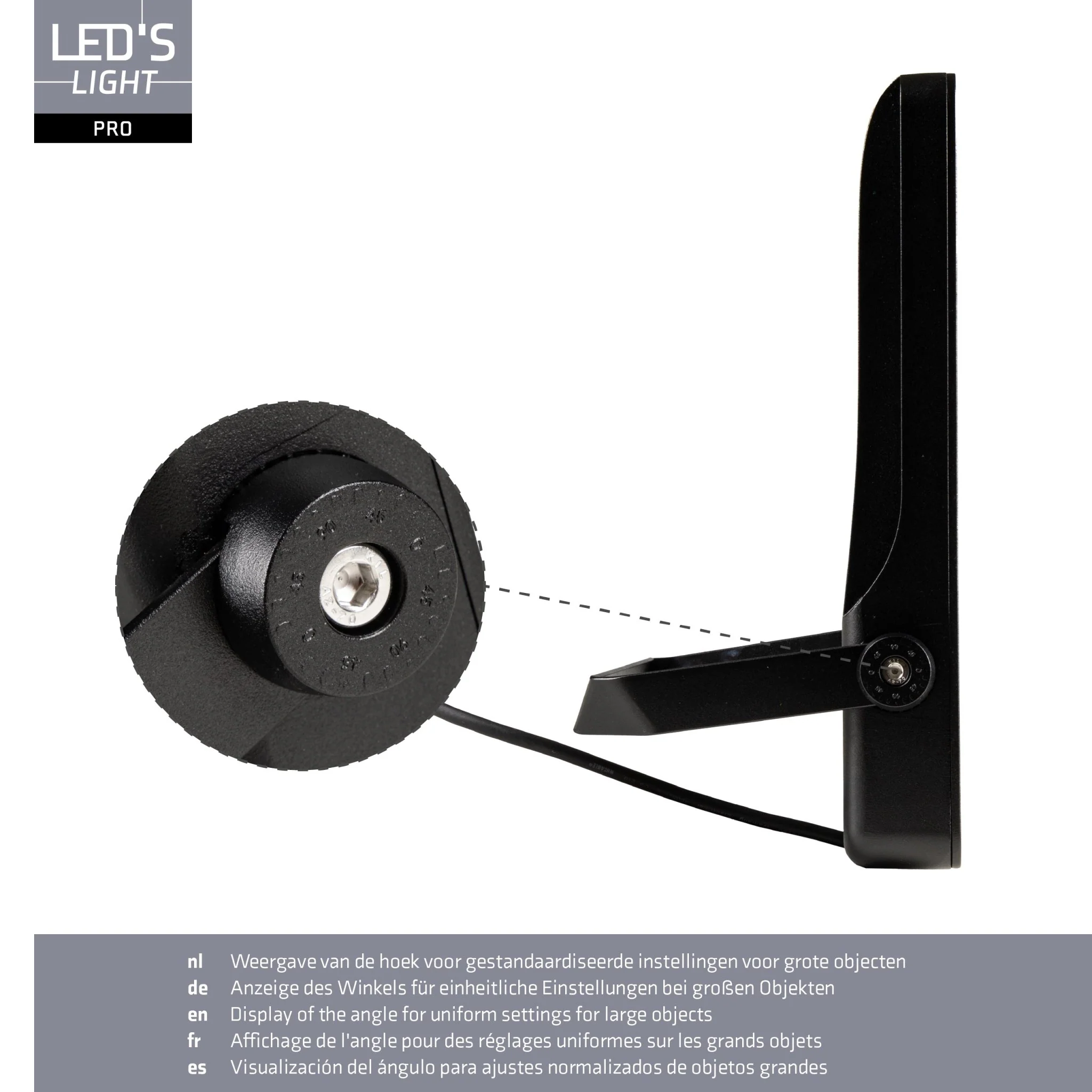 LED's Light Pro Premium Schijnwerper 25500lm - CCT - Powerselect - 6 lichtstanden - Water en roestbestendig - 200W - Image 4