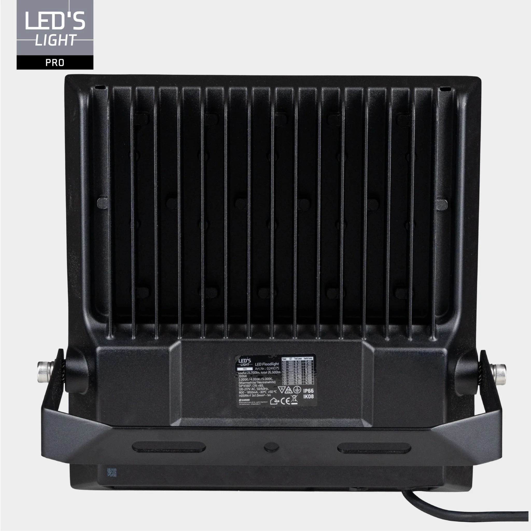 LED's Light pro Professionele LED Schijnwerper 28000 - CCT - Powerselect - 3 lichtstanden - Waterdicht - 200W - Image 10