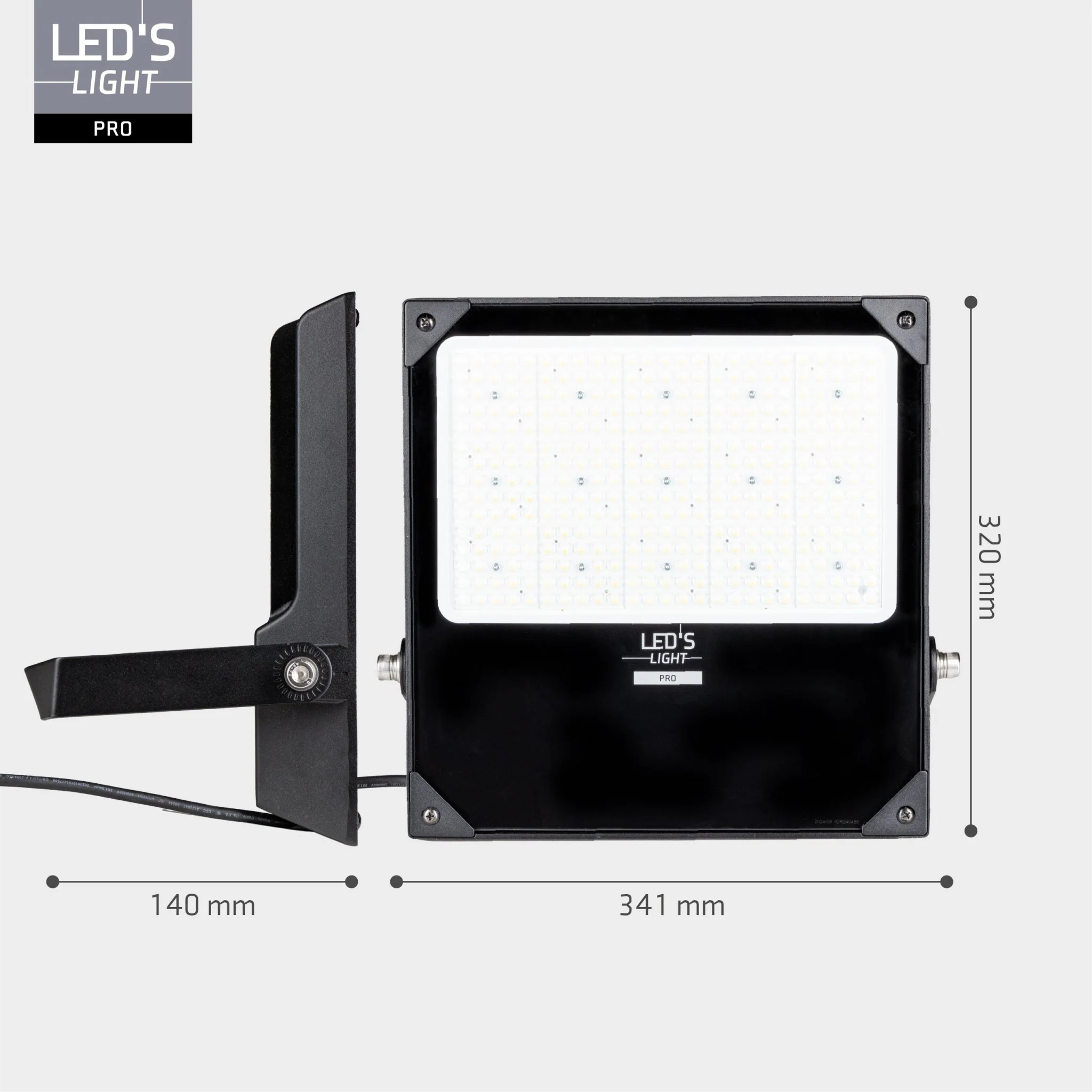 LED's Light pro Professionele LED Schijnwerper 28000 - CCT - Powerselect - 3 lichtstanden - Waterdicht - 200W - Image 6