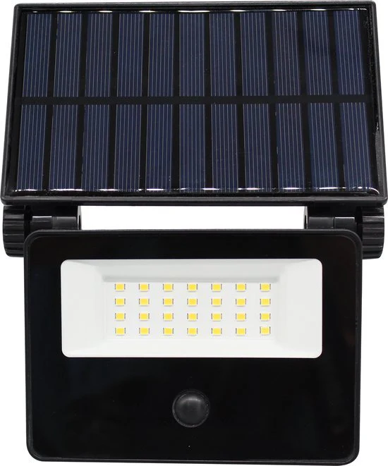 LED's Light Solar Schijnwerper met bewegingssensor - Volledig draadloze buitenlamp - Zwart - Image 3