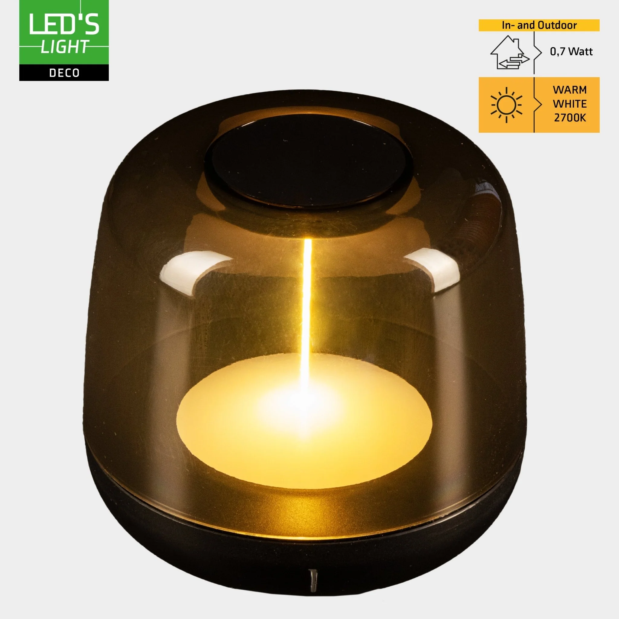 LED's Light Oplaadbare tafellamp op accu - lichtspiraal - Binnen & Buiten - RGBW - Image 3